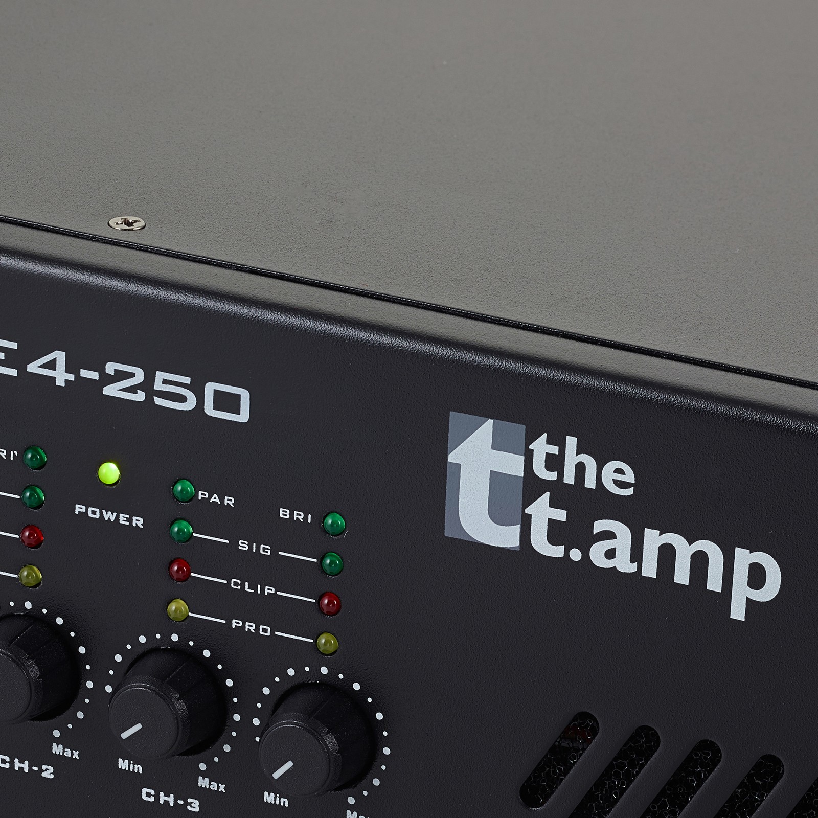 the t.amp E4-250, Logo