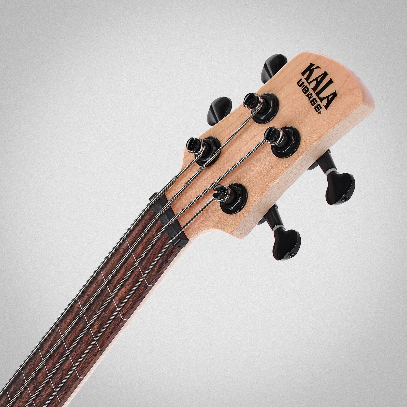 Kala U-Bass Solid Body 4-Str FL JB, headstock with logo