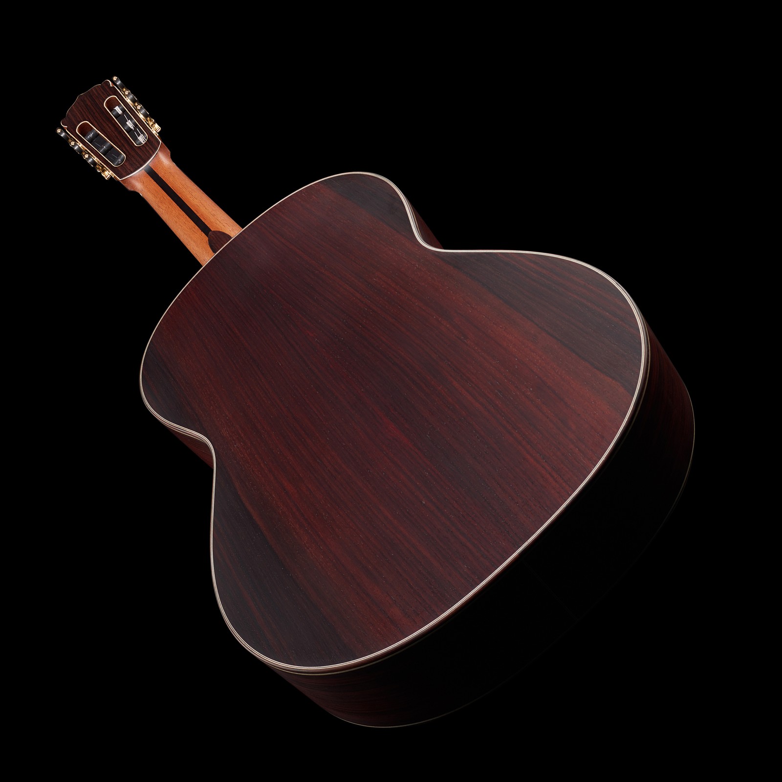 Hanika Natural-PF, Boden und Zargen aus massivem Palisander