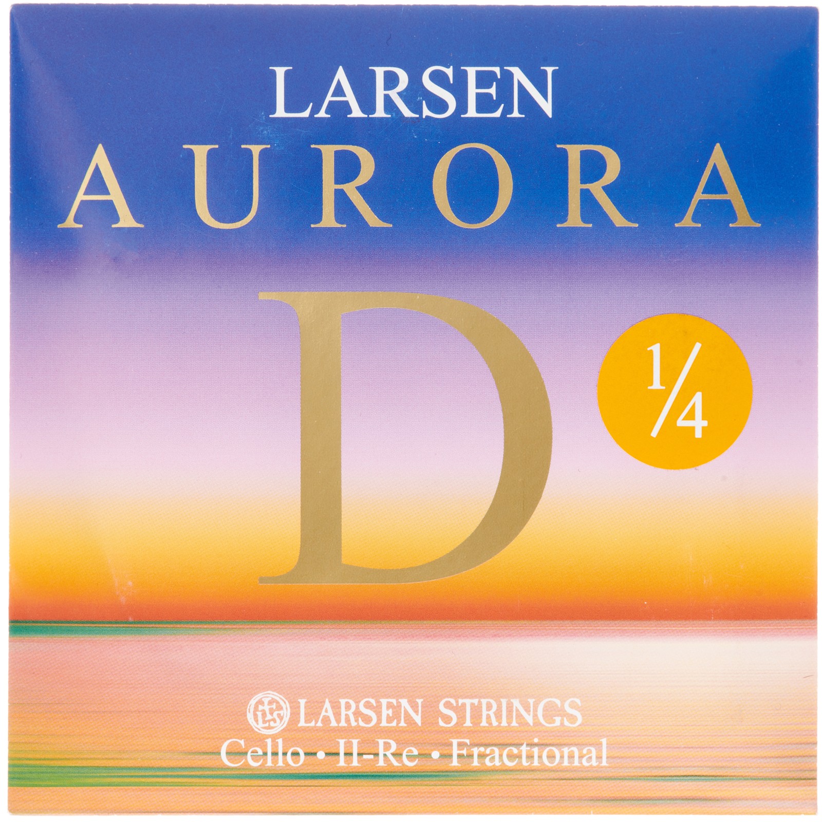 Larsen Aurora Cello D String 1/4 Med.