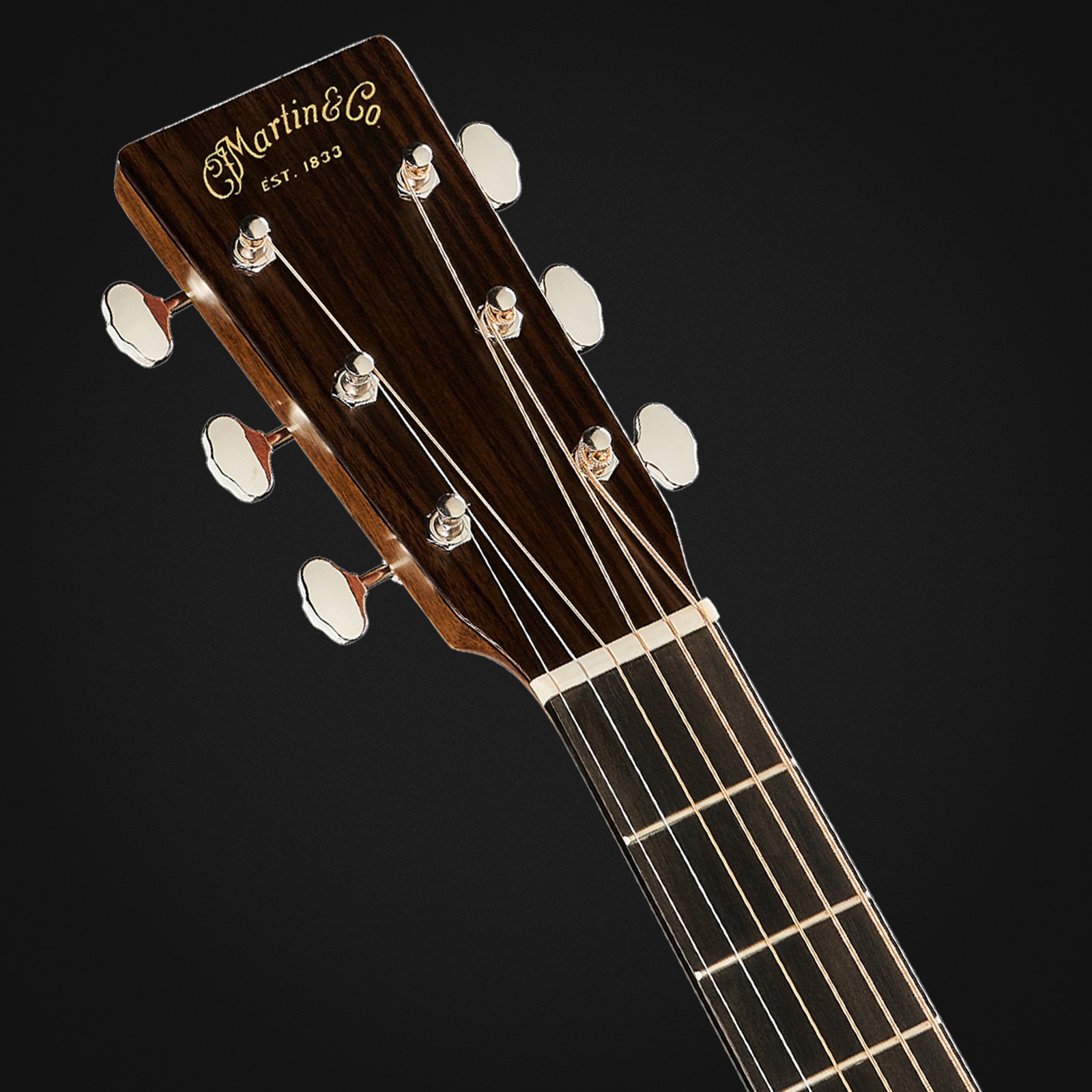 Kopfplatte der Martin Guitars D18 Ambertone LH