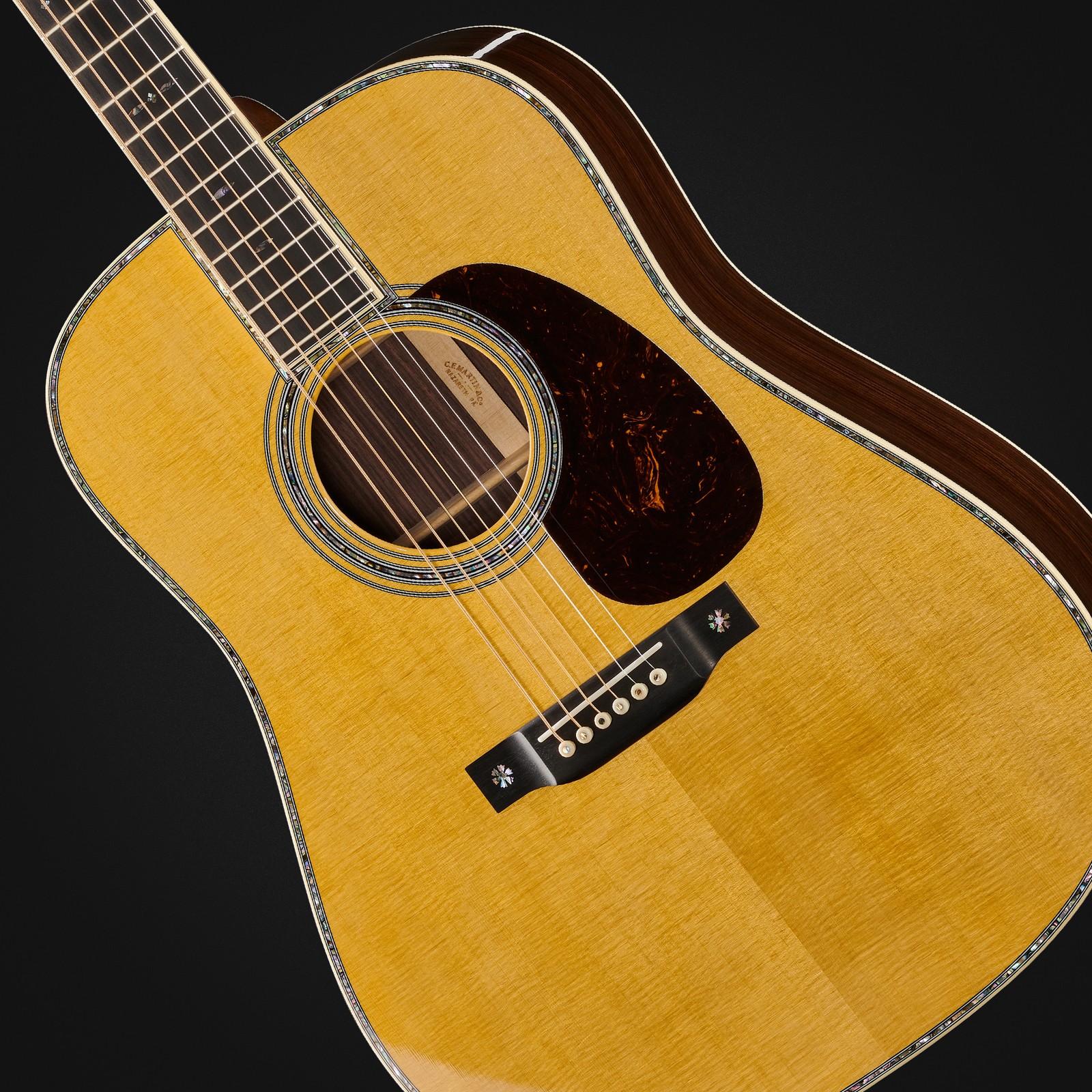 Decke der Martin Guitars D42