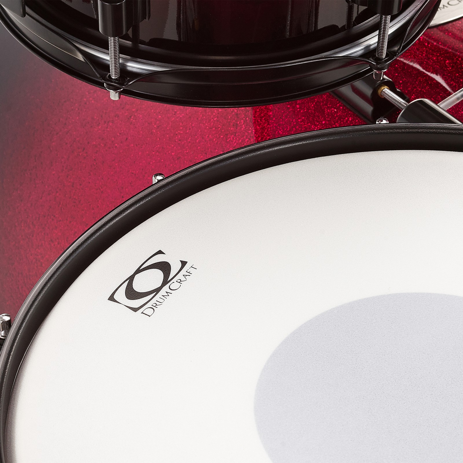 Detail des DrumCraft Series 6 2up 2down Purple Spkl