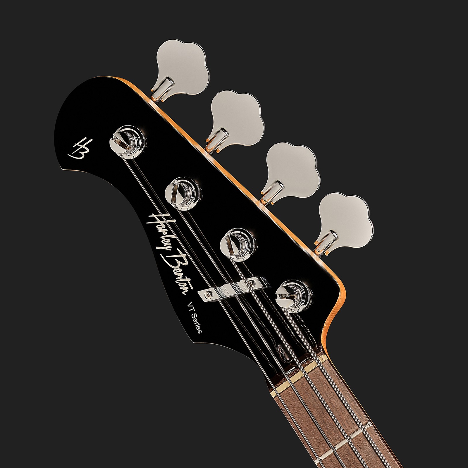 Kopfplatte des Harley Benton PB-62CC LH Black