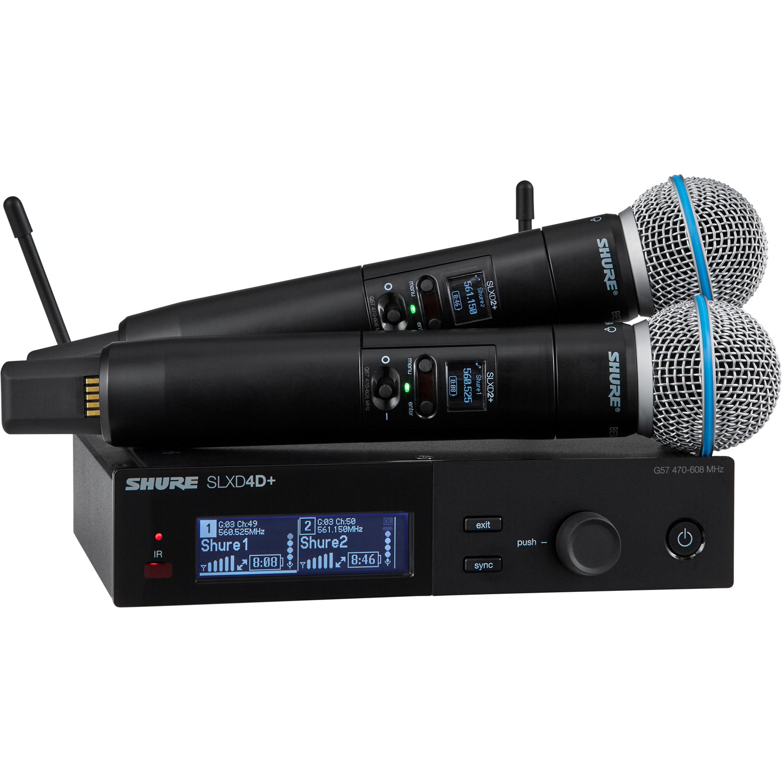 Shure SLXD24D+E/Beta58 G65