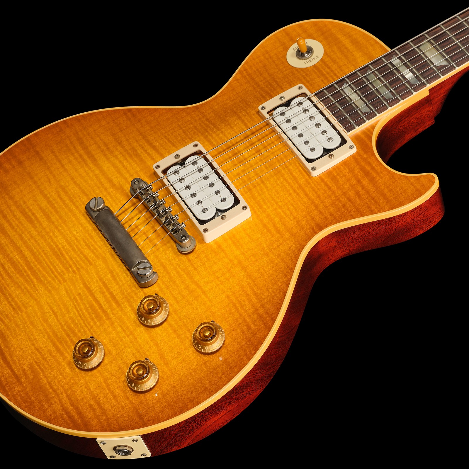 Decke der Gibson 59 LP Standard HPT Amber B #4