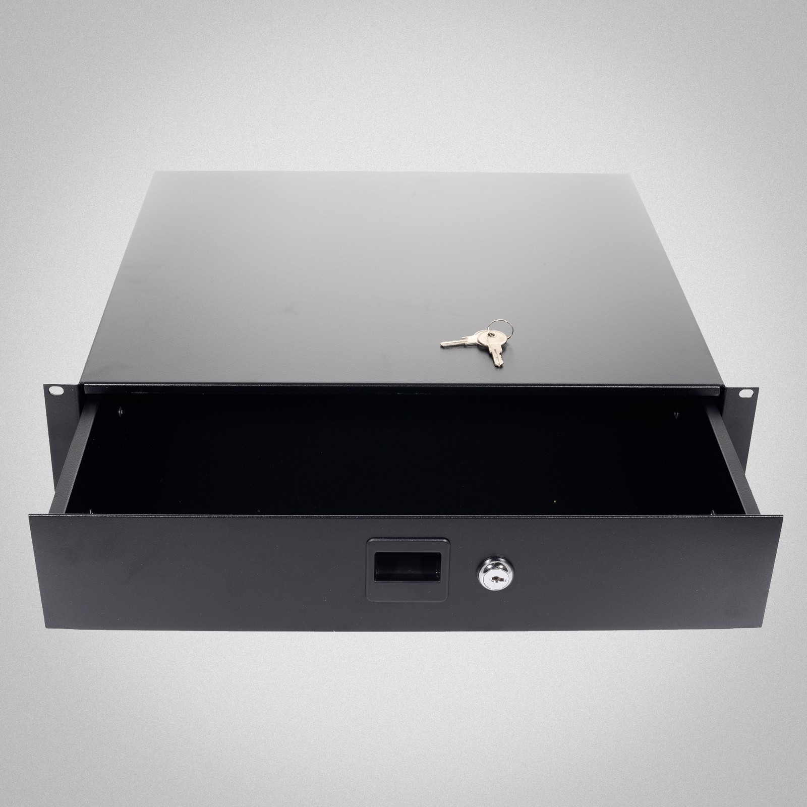 Thon Rack Drawer 2HE abschließbar, offen