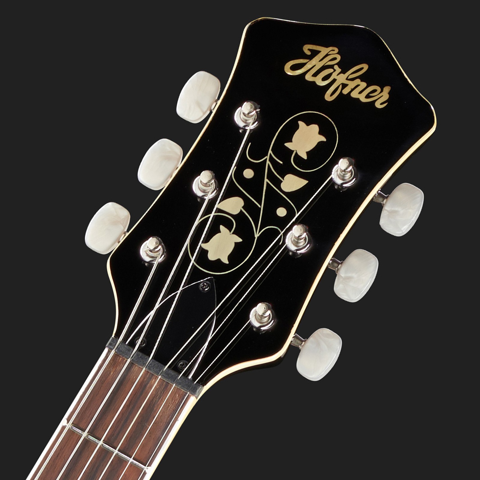 Höfner Icon Violin Guitar BK, Kopfplatte