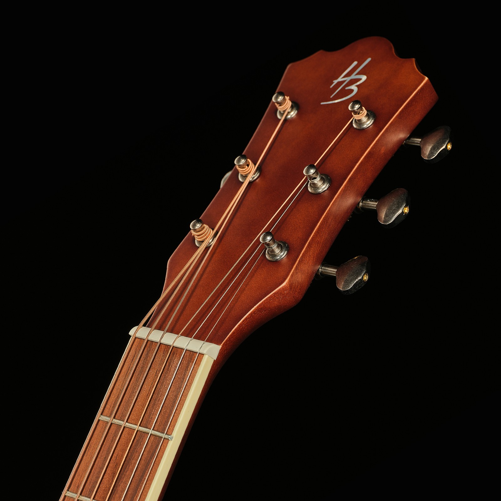 Kopfplatte der Harley Benton HBJ-45E SBK