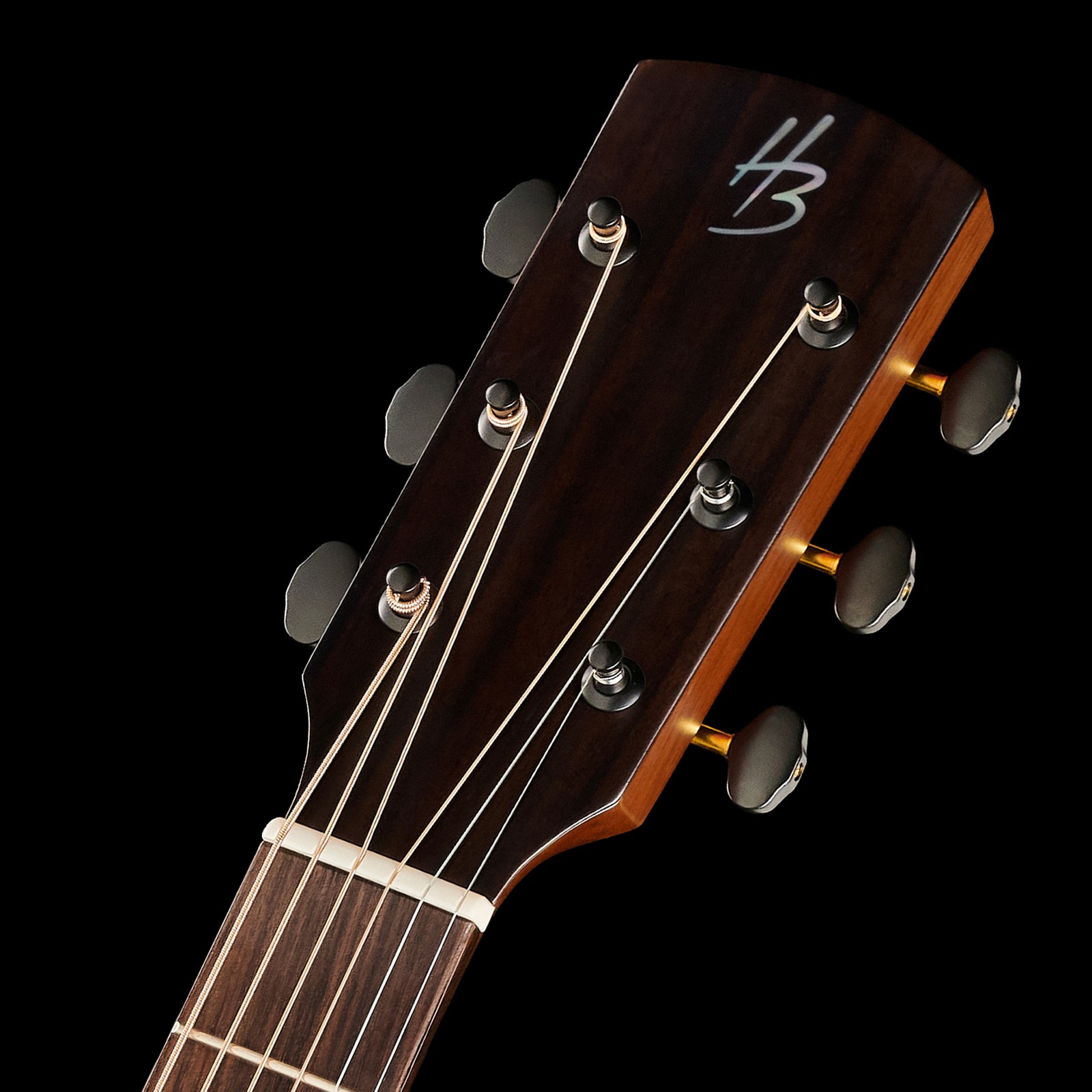 Kopfplatte der Harley Benton CLG-70ASR CE SBK AllSolid