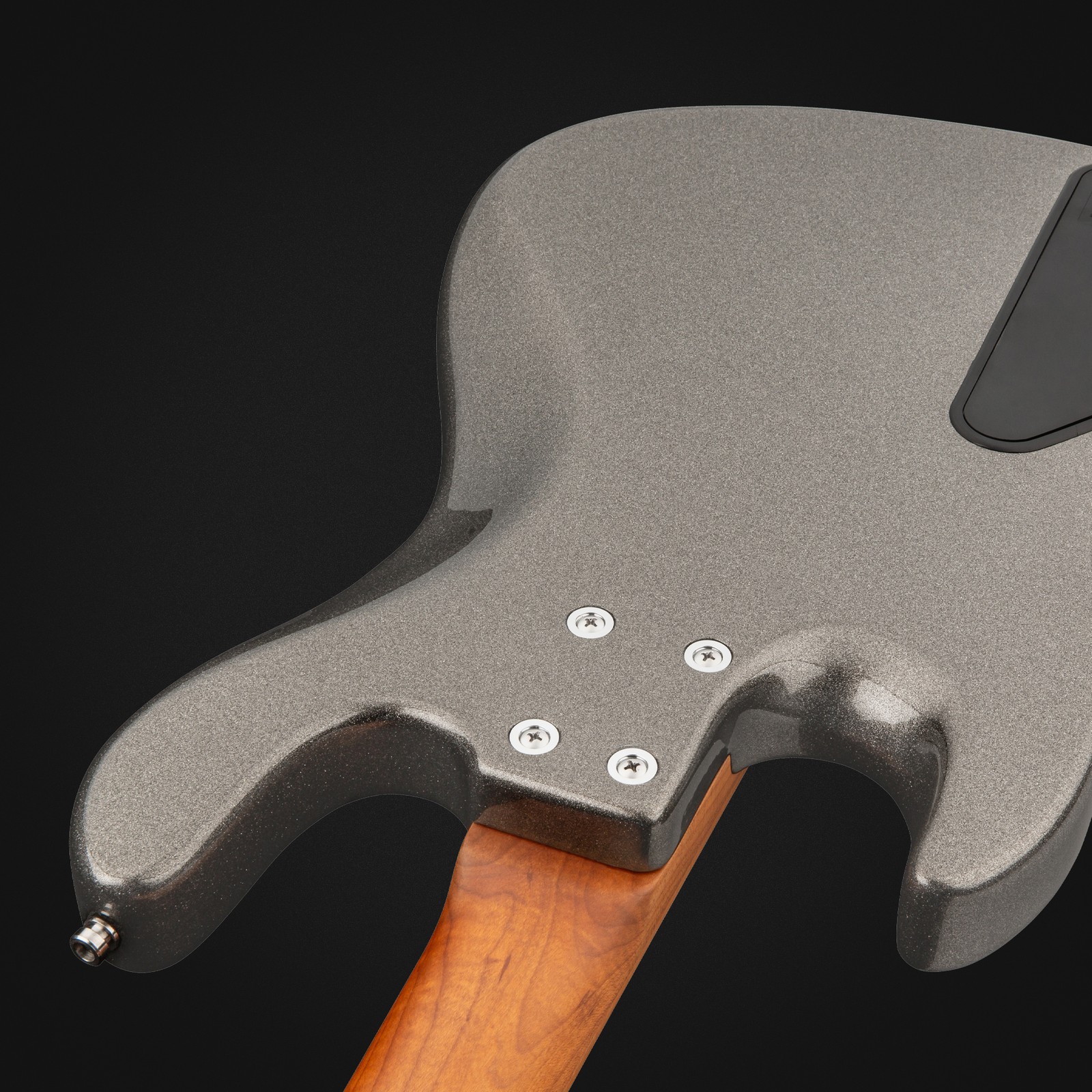 Sadowsky MetroExpress 21 Vintage JJ4 RM Silver Sparkle, electric bass guitar, rear view