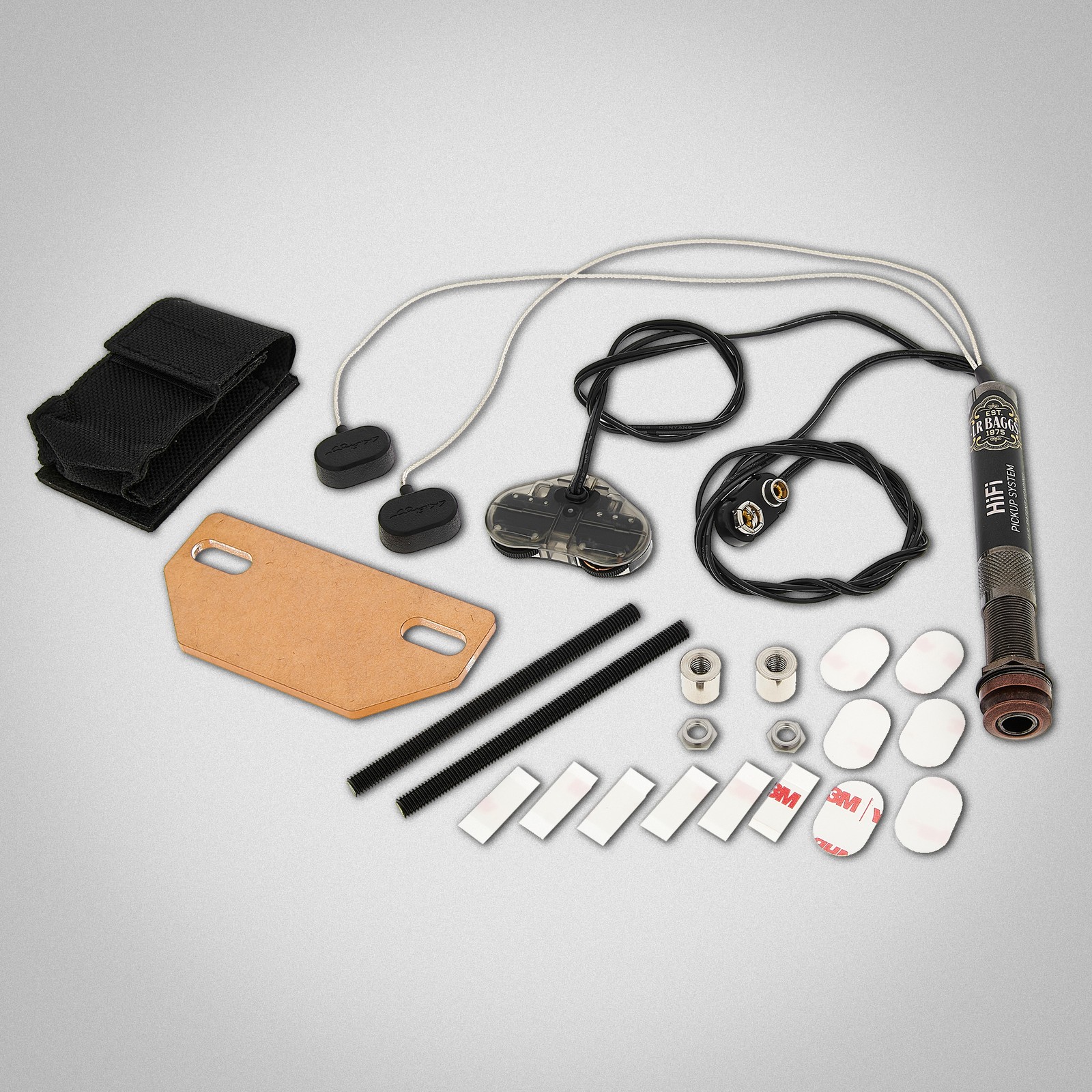 L.R.Baggs Pickup HiFi Bridge Plate, High-Fidelity Stegplatten-Tonabnehmersystem für akustische Instrumente