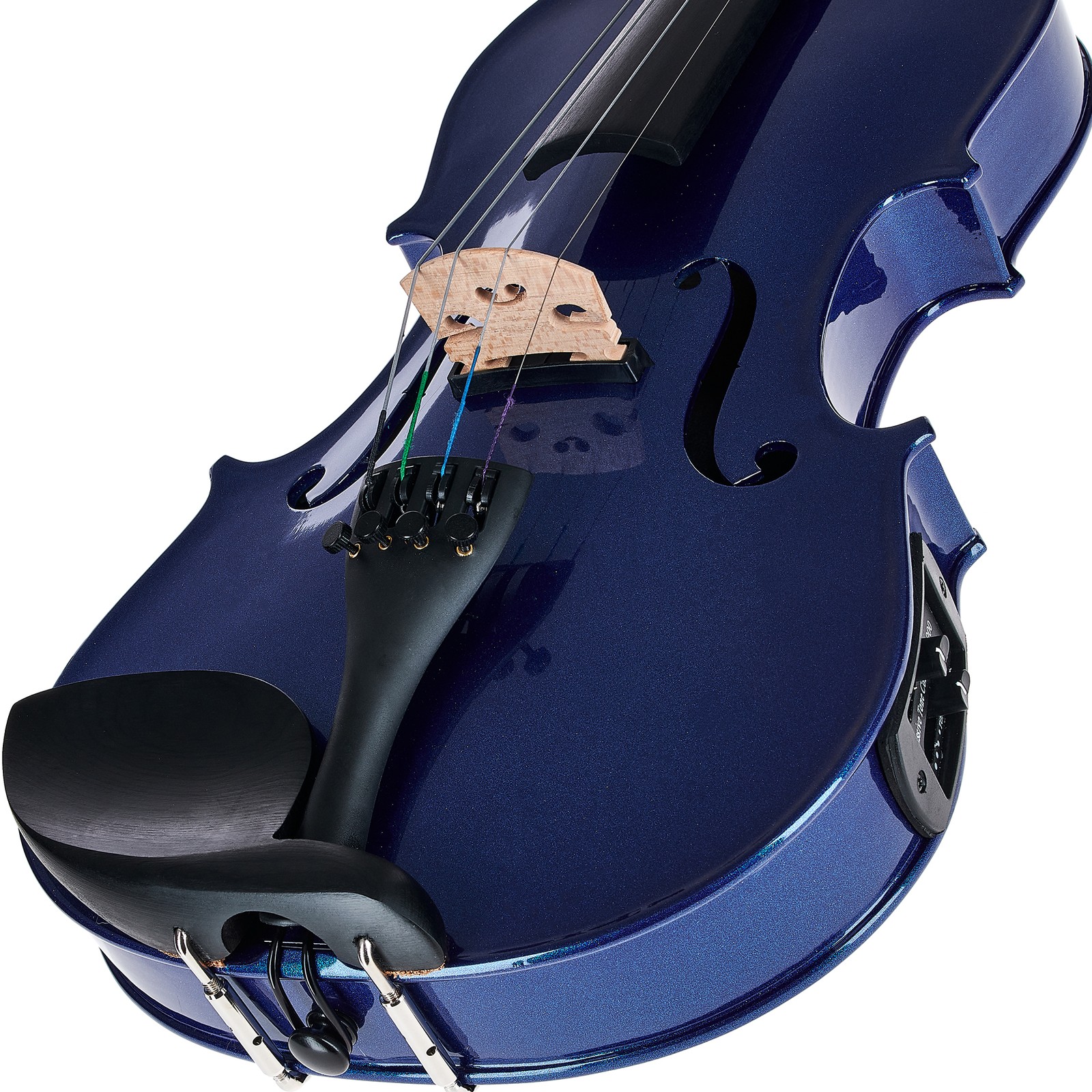 Steg auf der Harley Benton HBV 800BLM Acoustic-Electric Violine