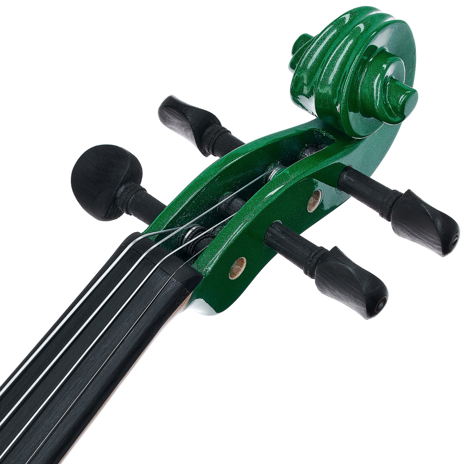 Wirbel einer silbernen Geige