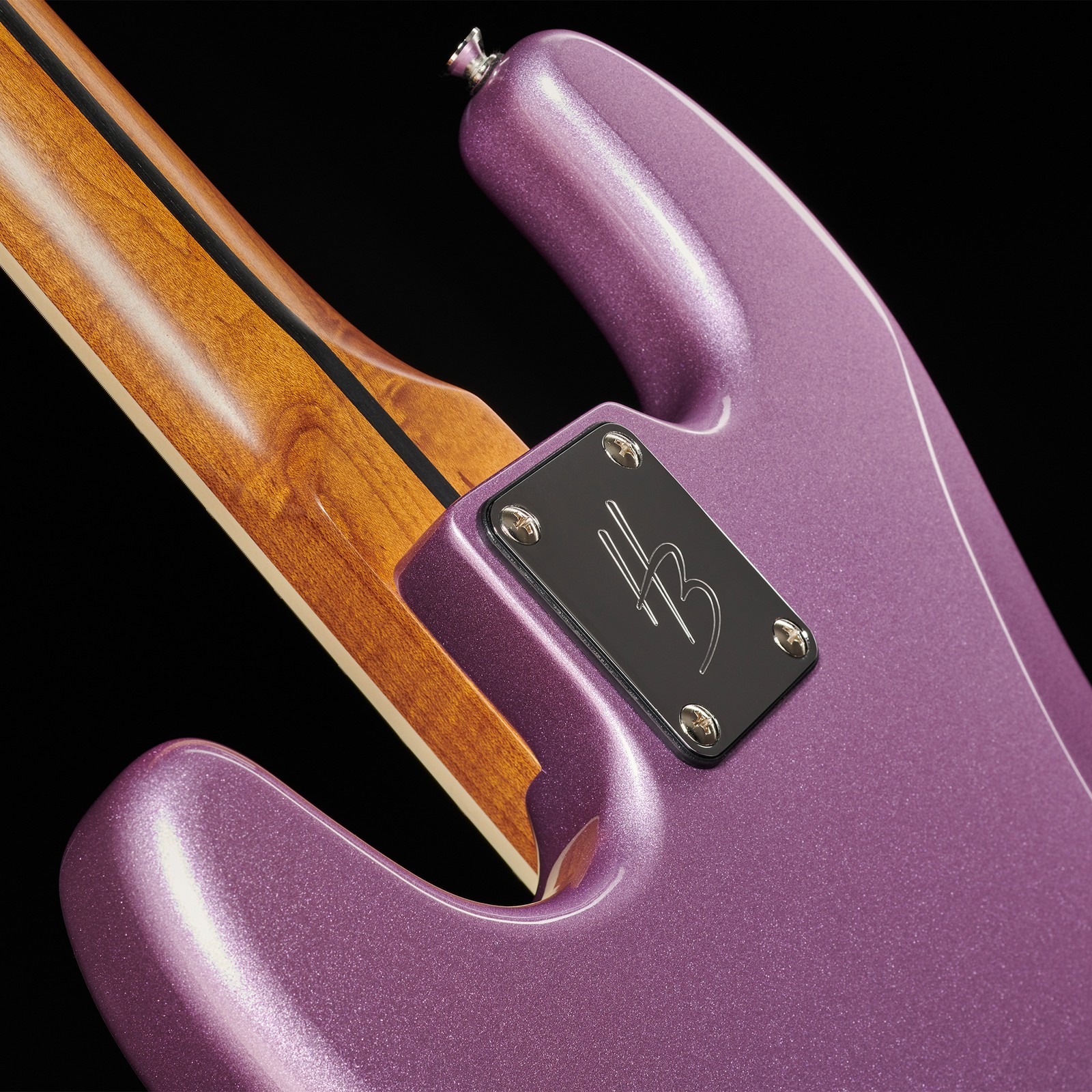 Harley Benton MV-4P Burgundy Mist, Rückseite