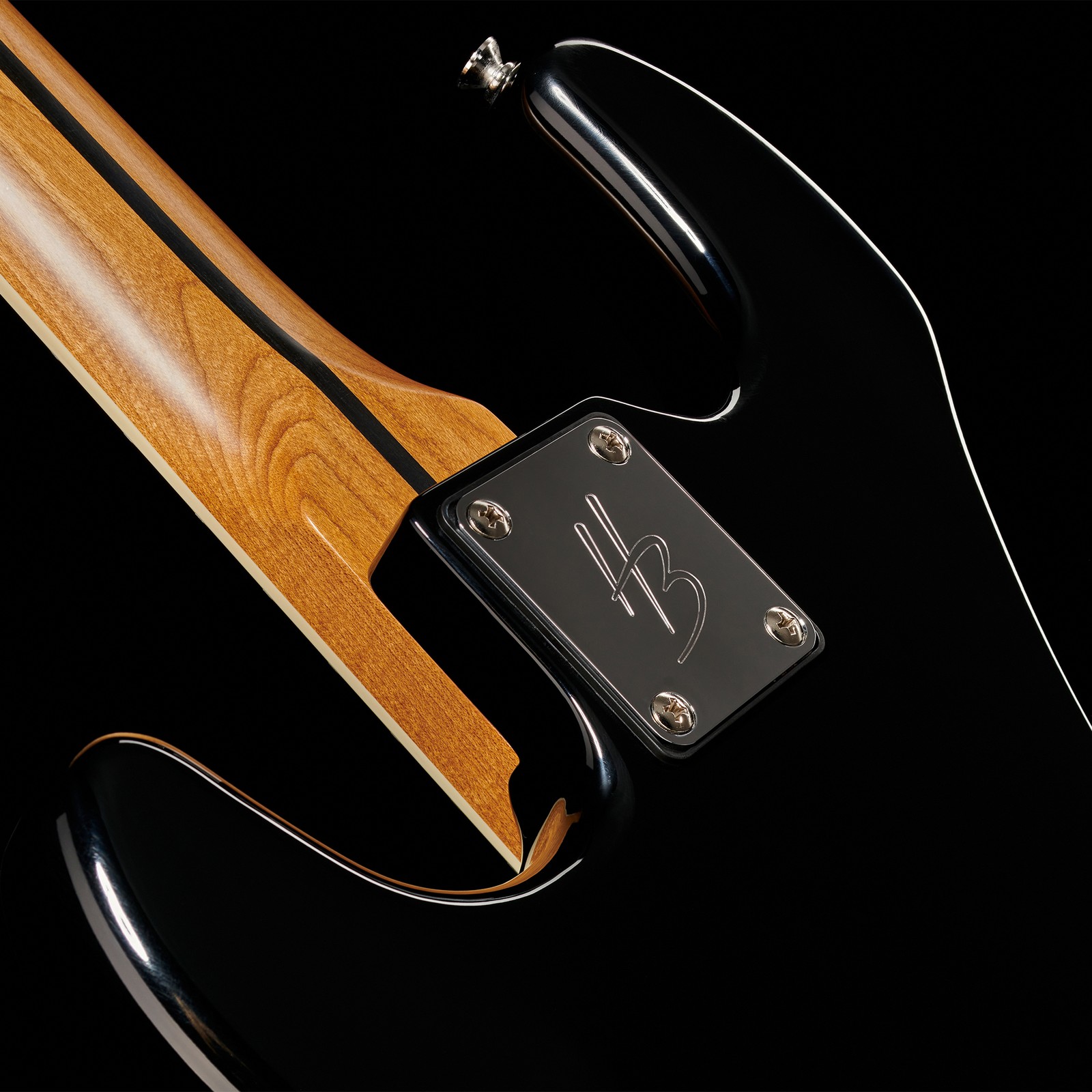 Harley Benton MV-4P Black, Rückseite