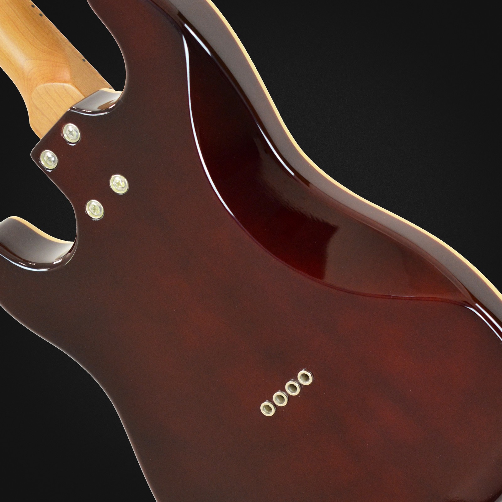 Flight Pathfinder Tenor TBK, Rückseite der E-Tenorukulele