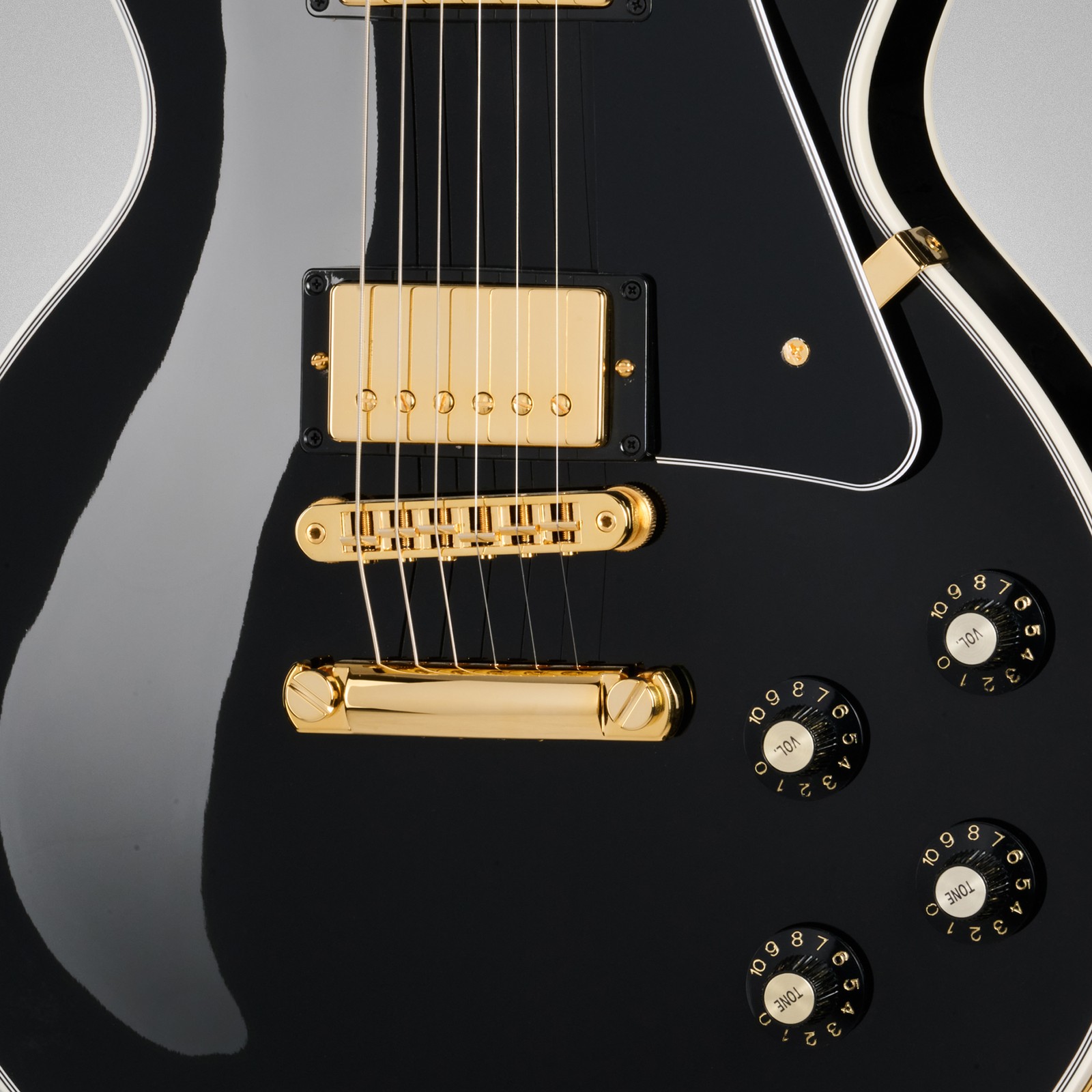 Decke der Gibson Les Paul Custom 70s Ebony