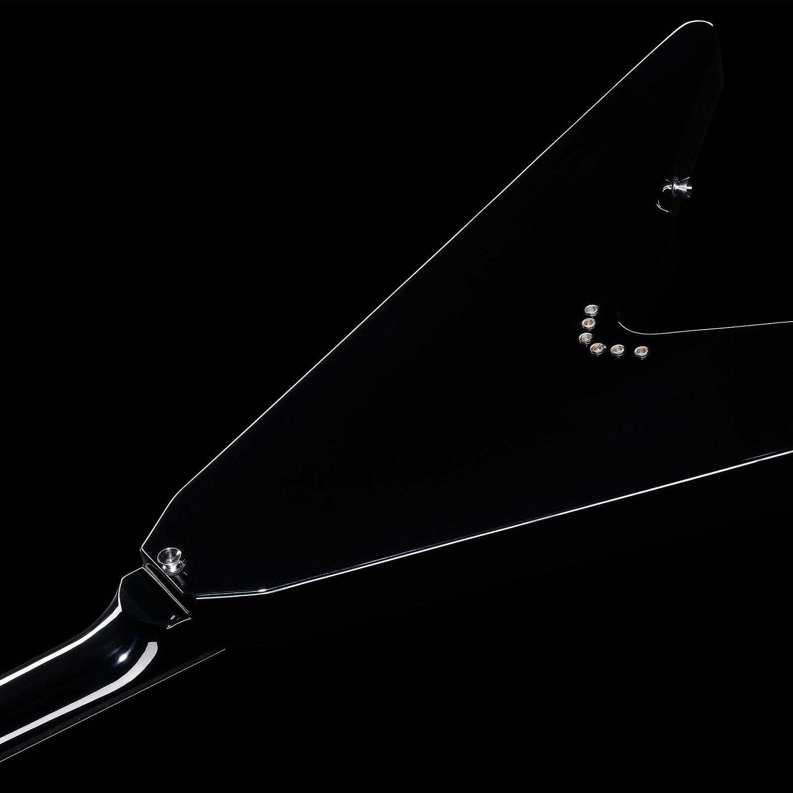 Back of the Harley Benton Victory BK Classic Series electric guitar