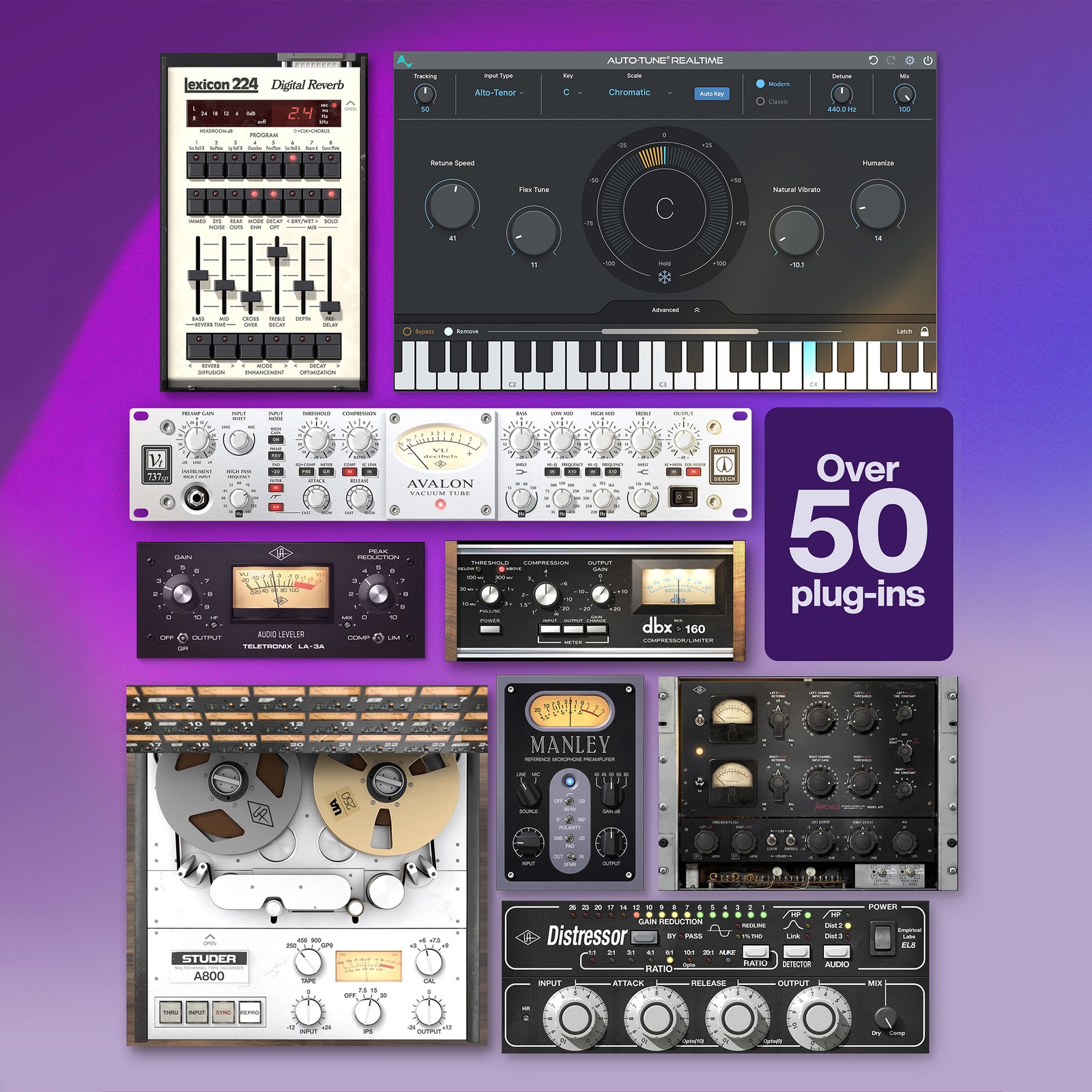 Universal Audio Apollo x8p Gen2 Studio+, Plug-In