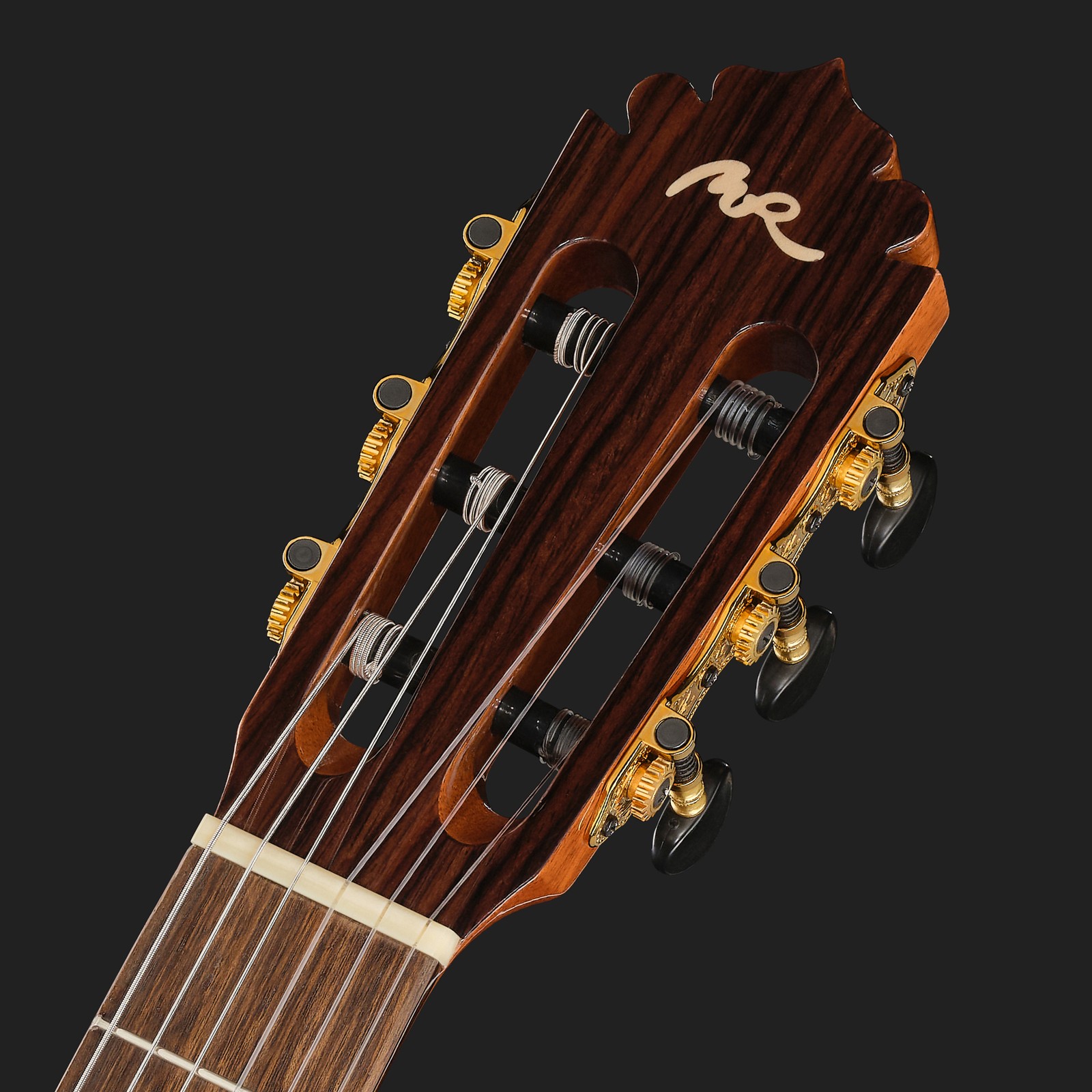 Konzertgitarre Kopfplatte