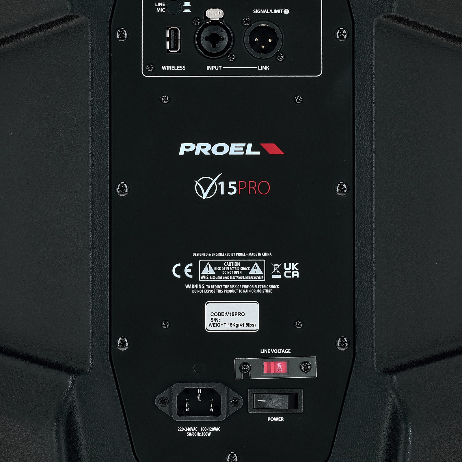 Proel V15PRO, Aktiver Fullrangelautsprecher