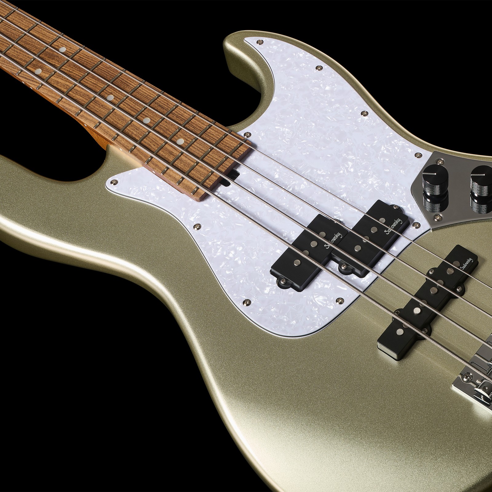 Sadowsky MetroExpress 21 Hybrid PJ4 Morado CHM, electric bass guitar, top