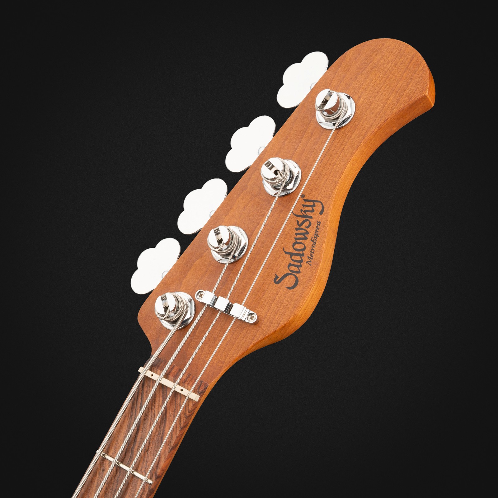 Headstock, Sadowsky MetroExpress 24 Modern 4 Morado Sage Green, bass guitar