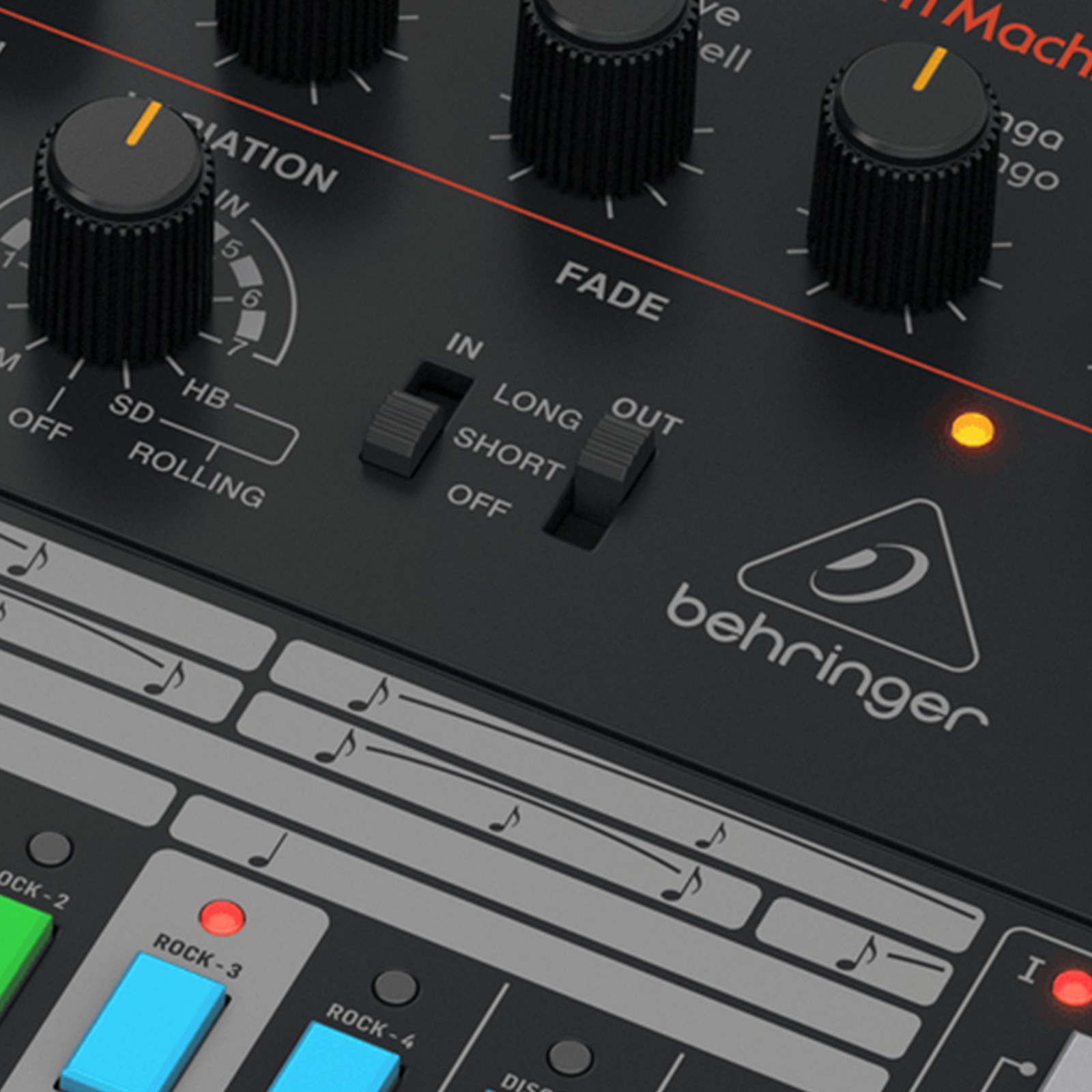 Logo auf dem Behringer RD-78