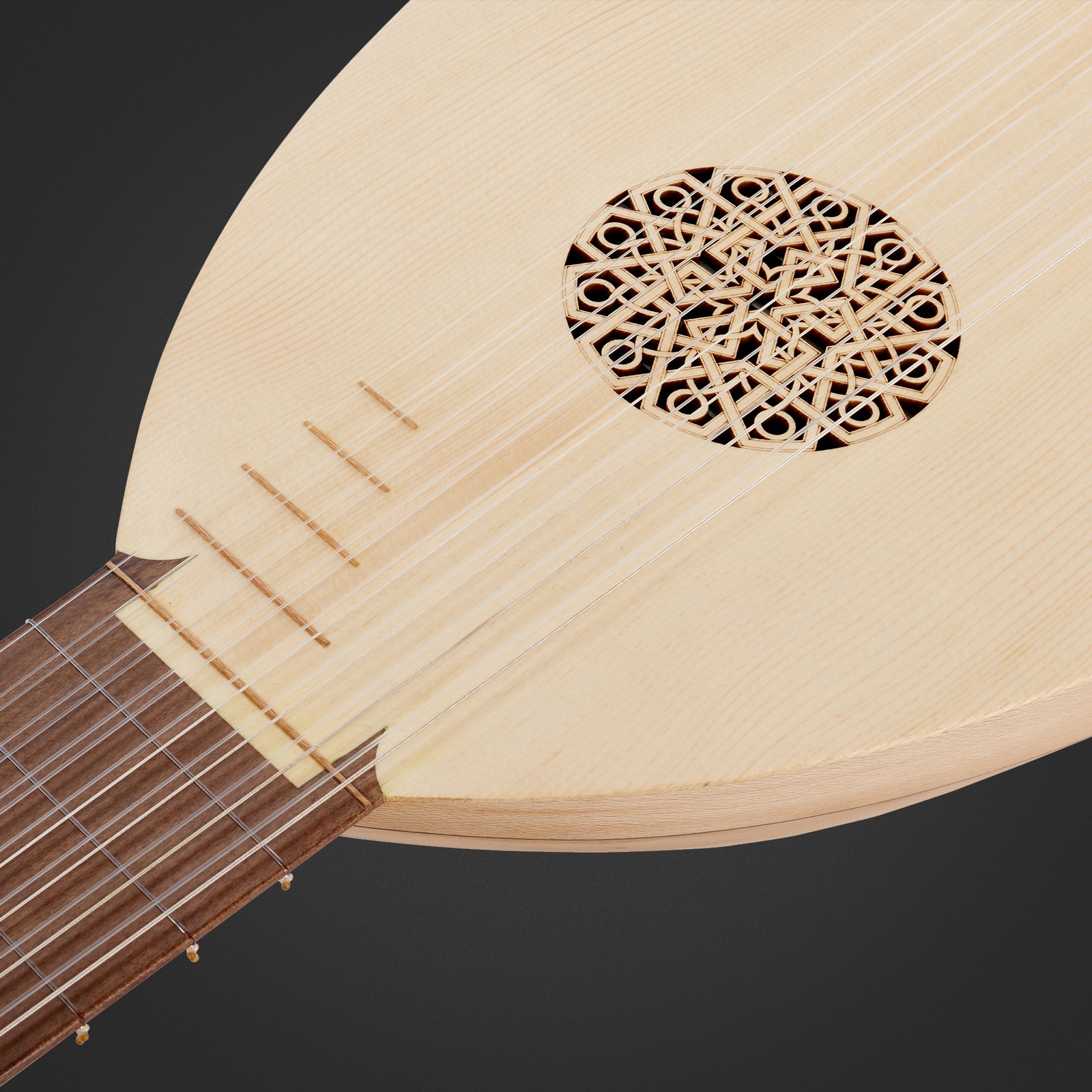 Decke der Thomann Renaissance Laute 8/15