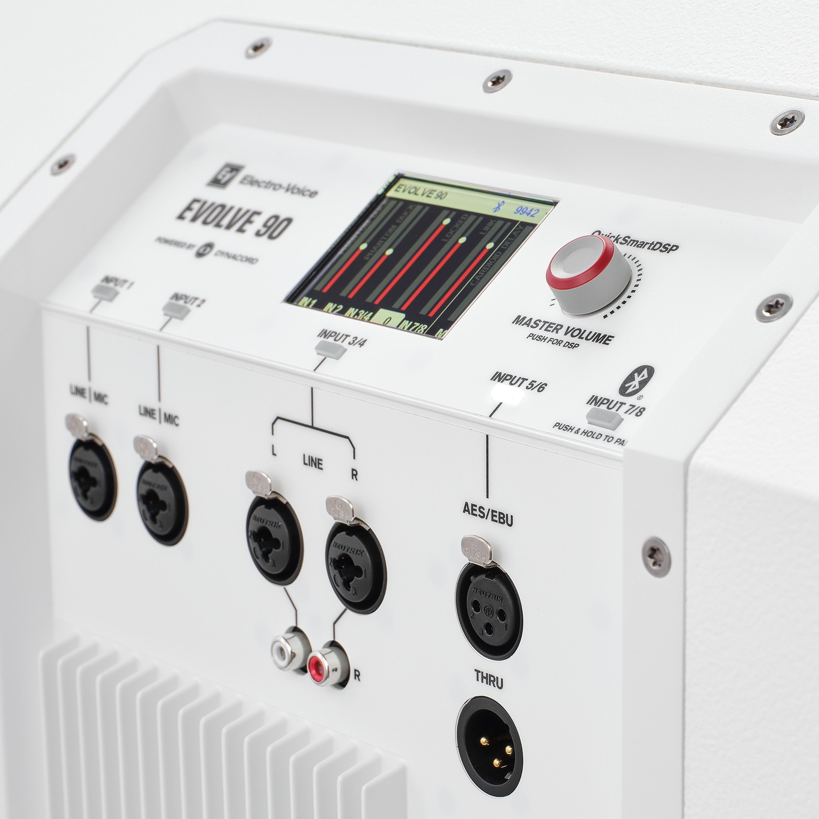 EV EVOLVE 90 Sub White, Rückseite