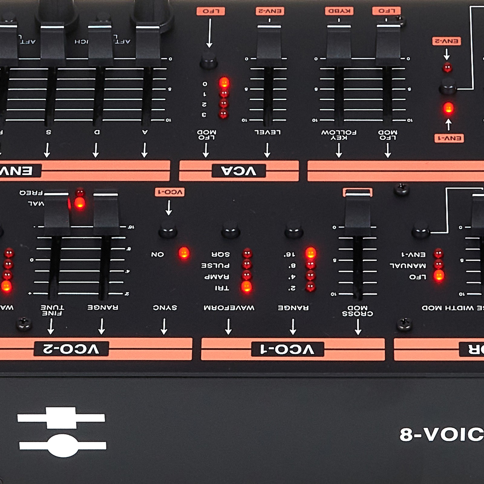 Signet auf der Rückseite des Black Corporation ISE-NIN