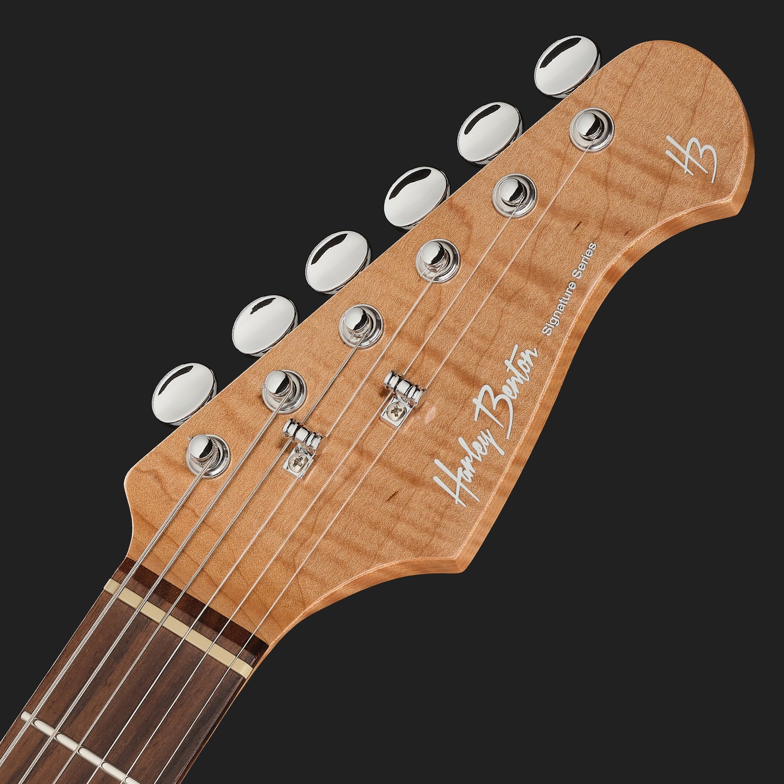 Harley Benton ST-Modern Carlos Asensio IBM, Kopfplatte