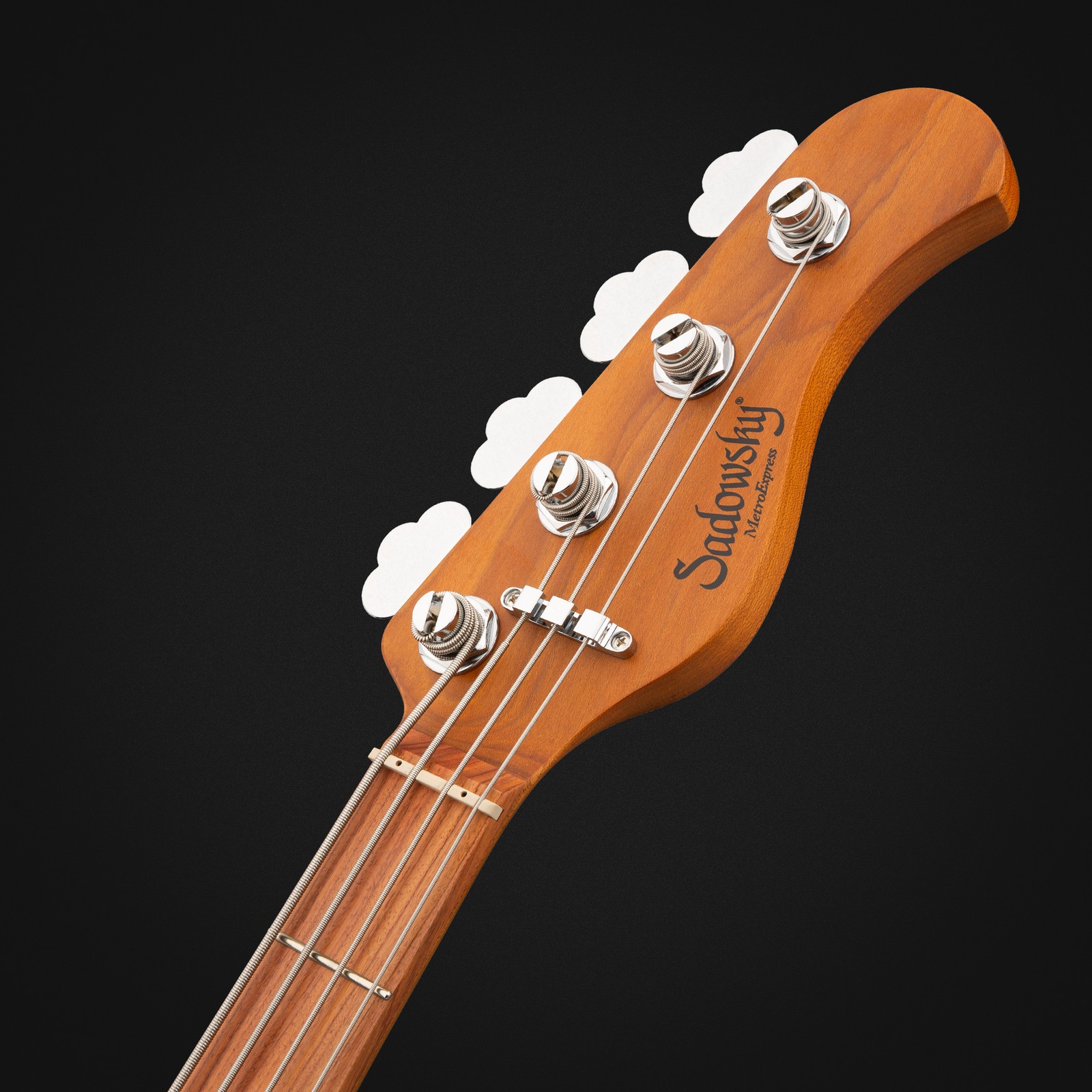 Sadowsky MetroExpress21 Vintage JJ4 Morado CH, electric bass guitar, headstock