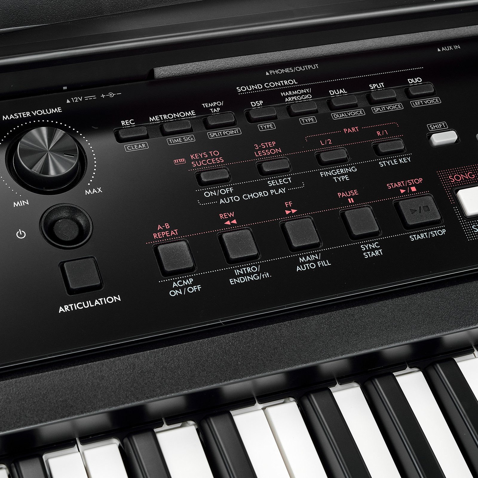 Yamaha PSR-EW320, Detail