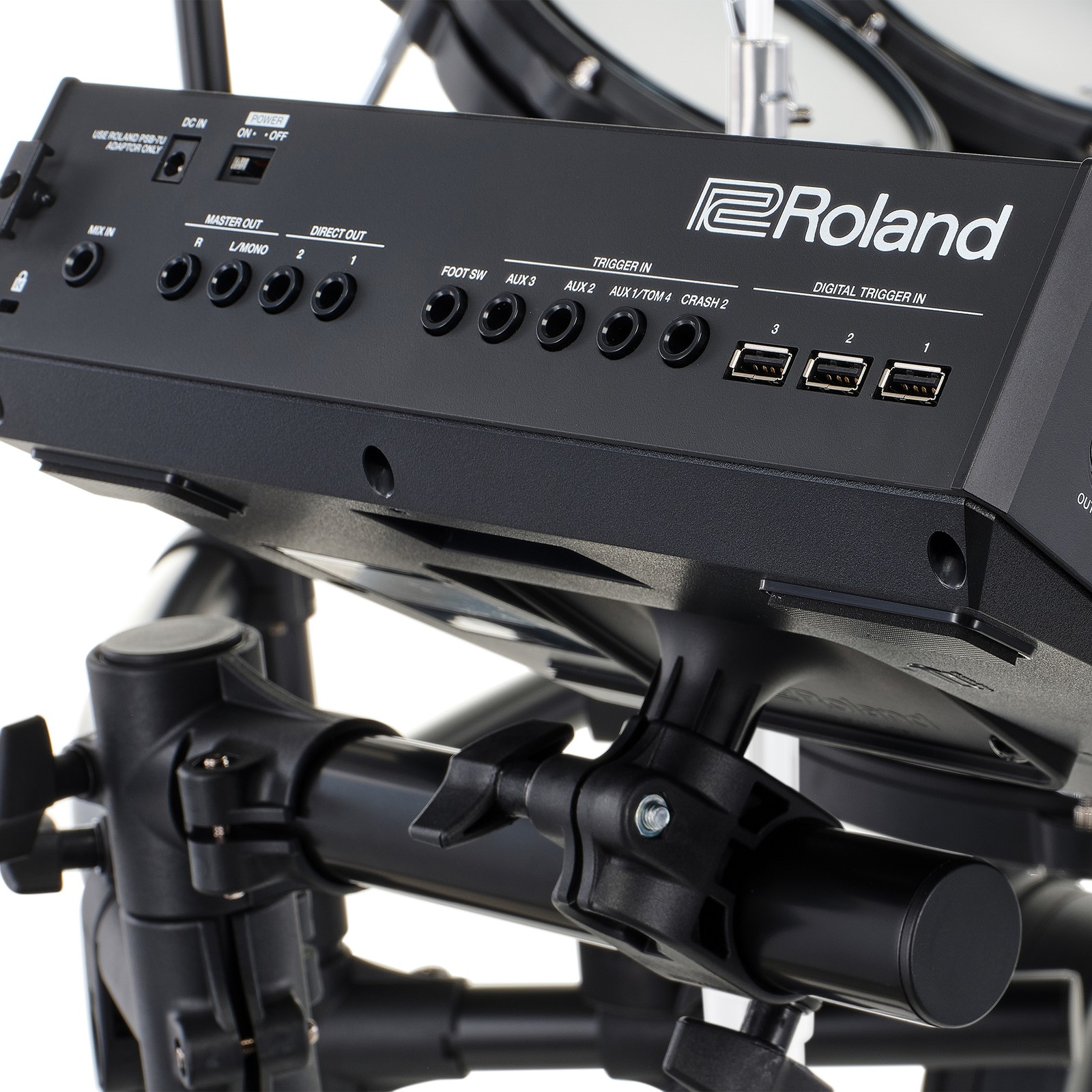 Logo auf dem Roland TD513 V-Drum Kit