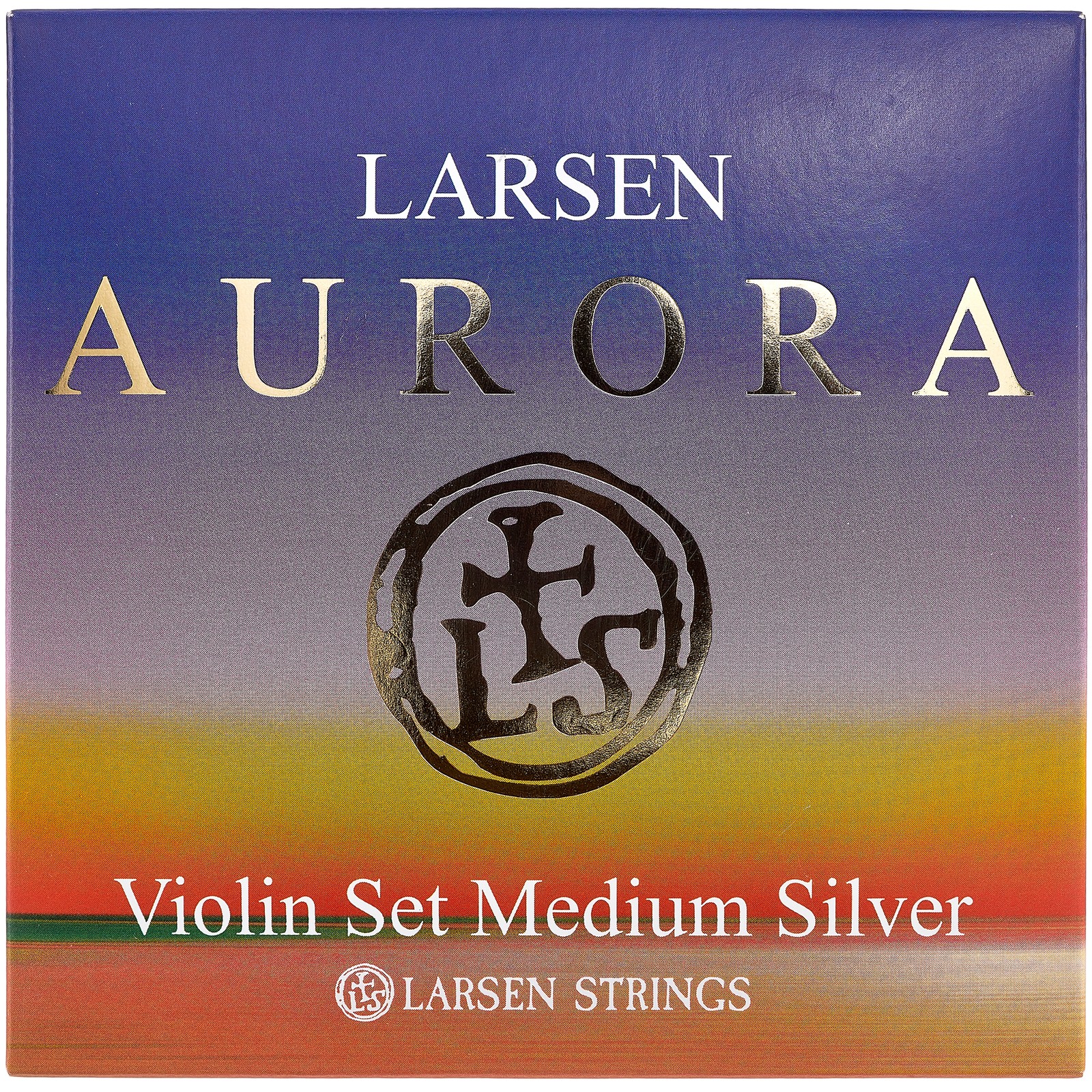 Larsen Aurora Violin Set D Silver Med