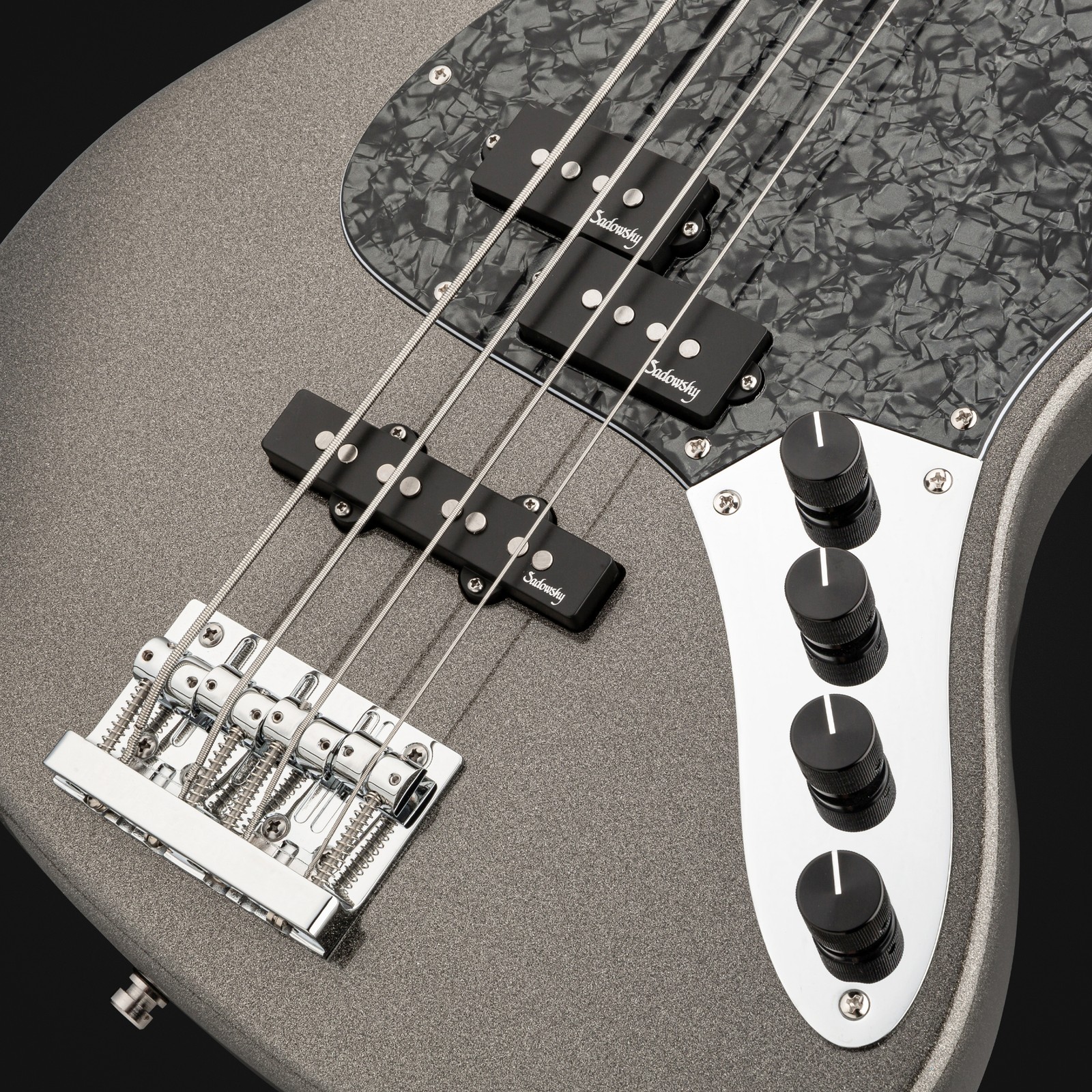 Sadowsky MetroExpress 21 Hybrid PJ4 Morado SSM, electric bass guitar