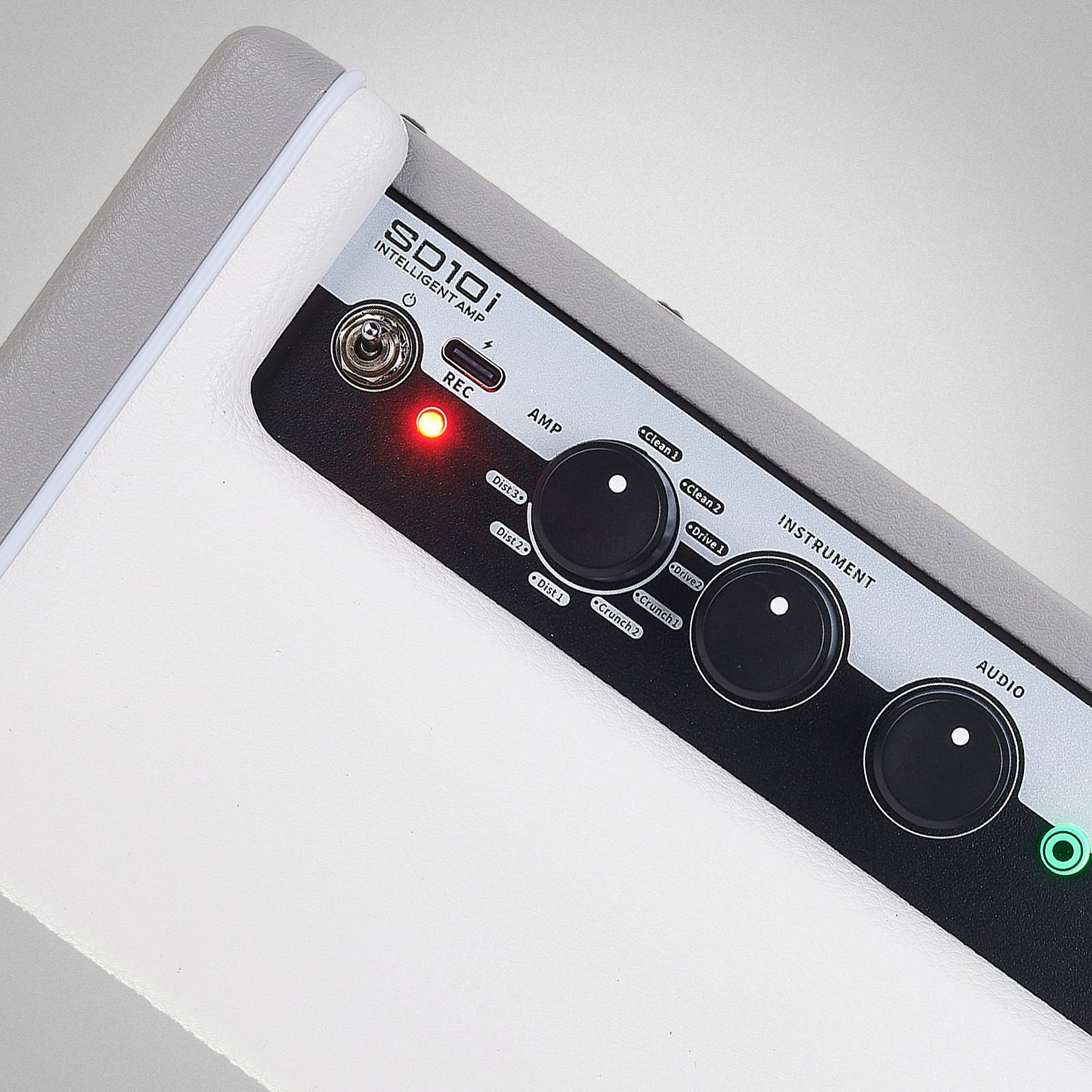 Mooer SD10i Modeling Guitar Combo GR, Modeling Gitarren-Combo mit Akku und Bluetooth von oben