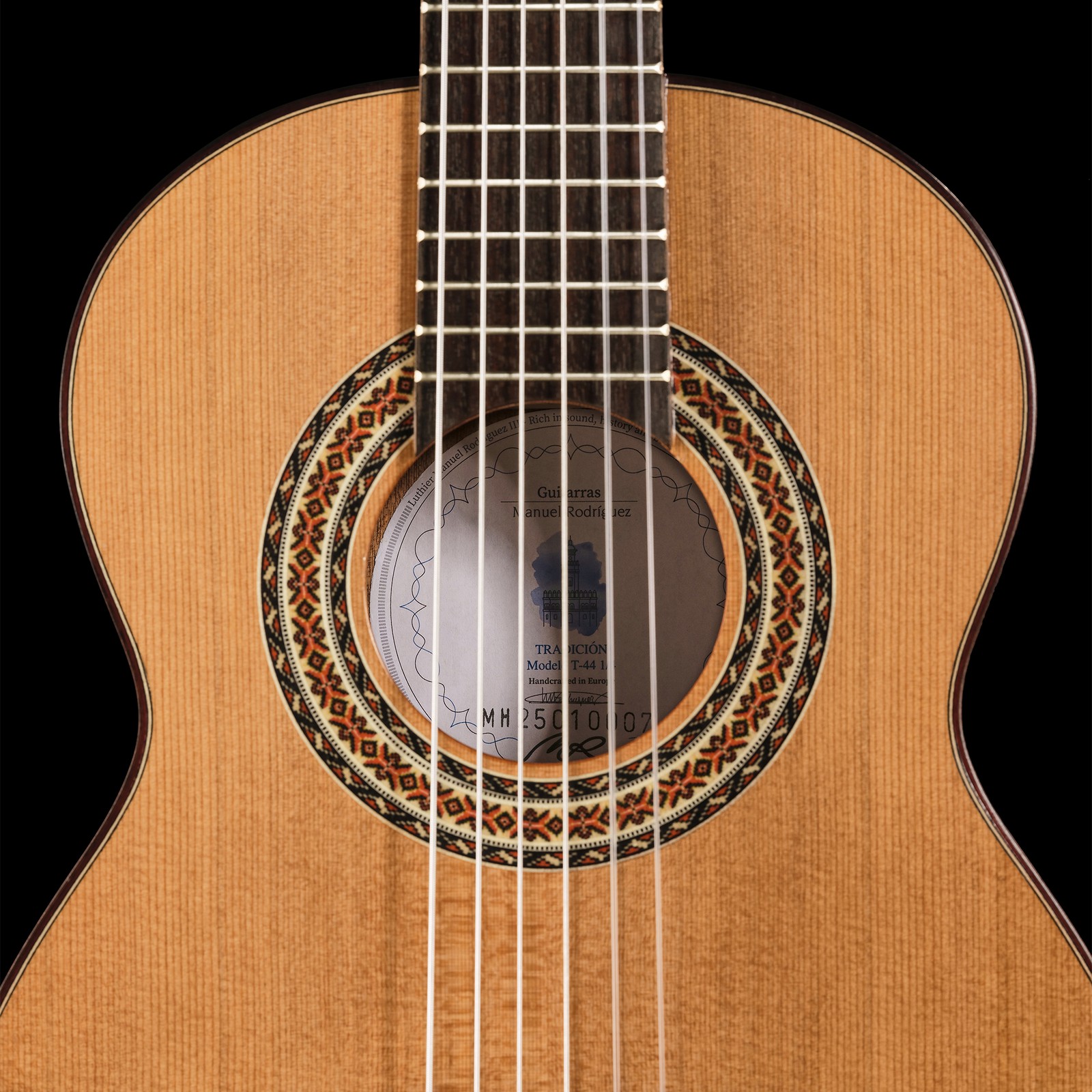Manuel Rodriguez T-44 Decke aus Zedernholz