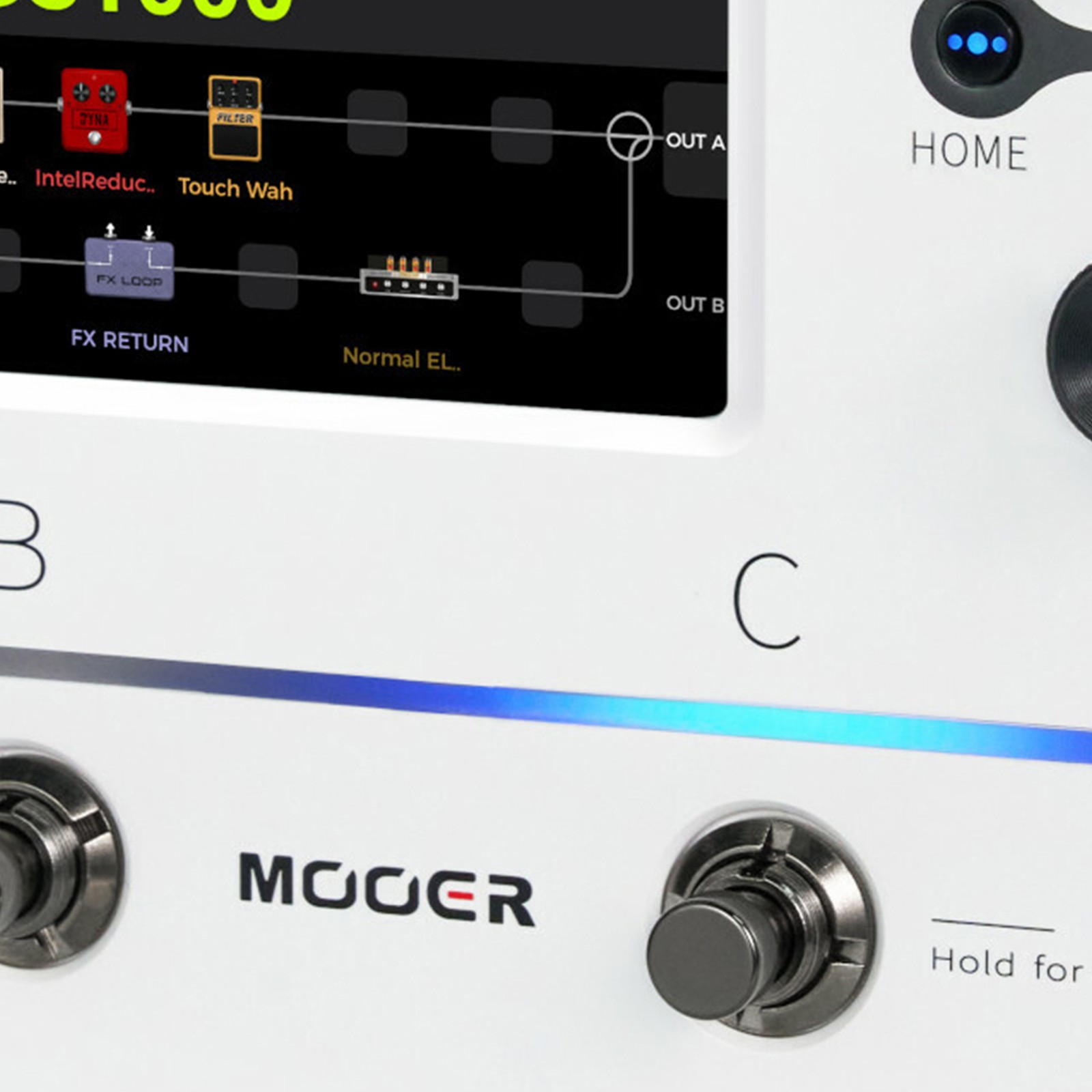 Logo auf Mooer GS1000 Amp Profiling