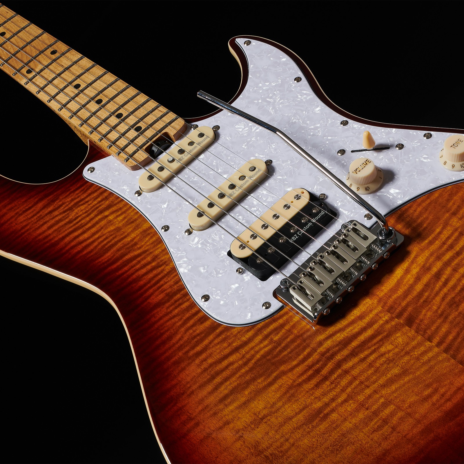 Decke der Harley Benton ST-Modern MN HSS FBB