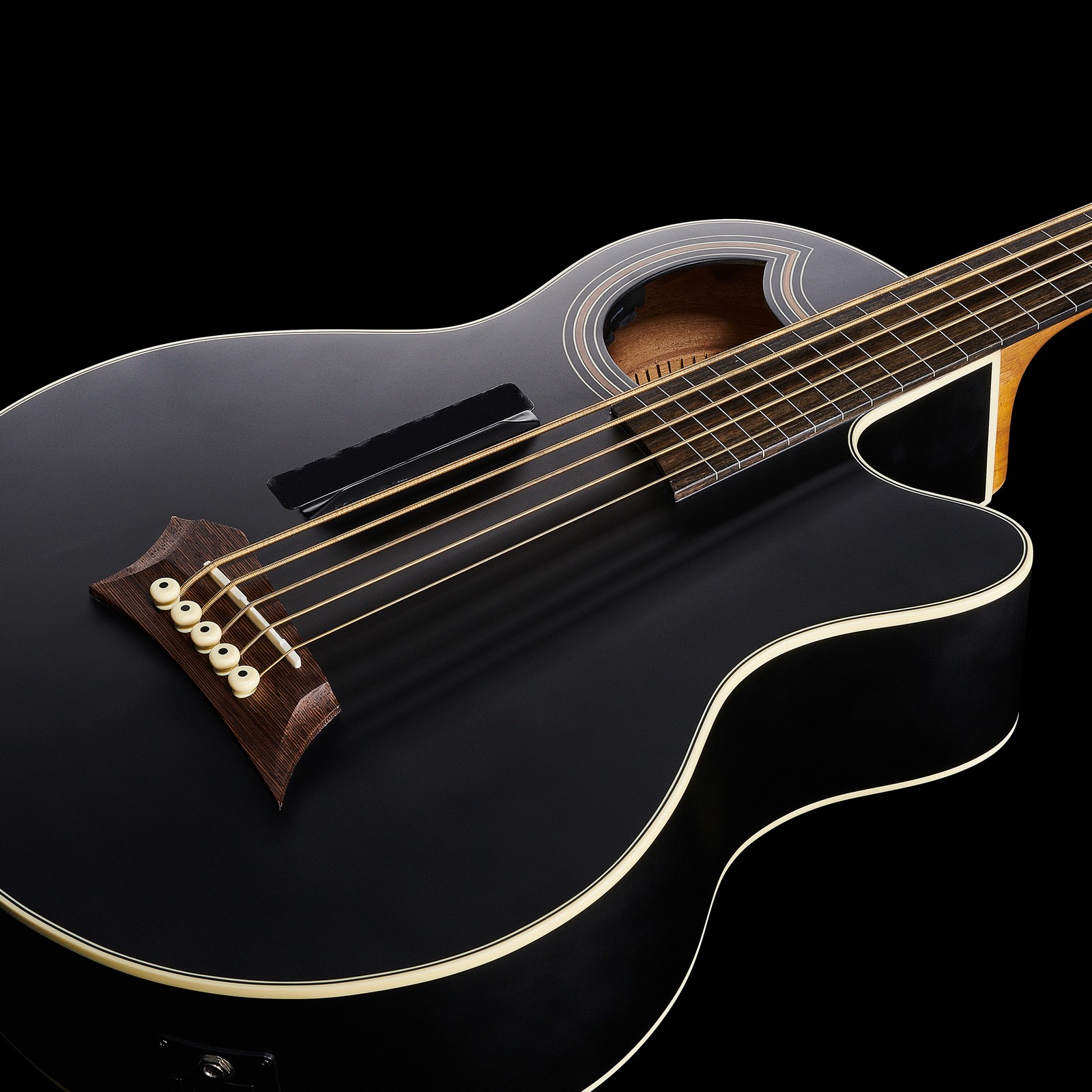 Top, Warwick RockBass Alien Standard 5 Black Fretless, five-string bass