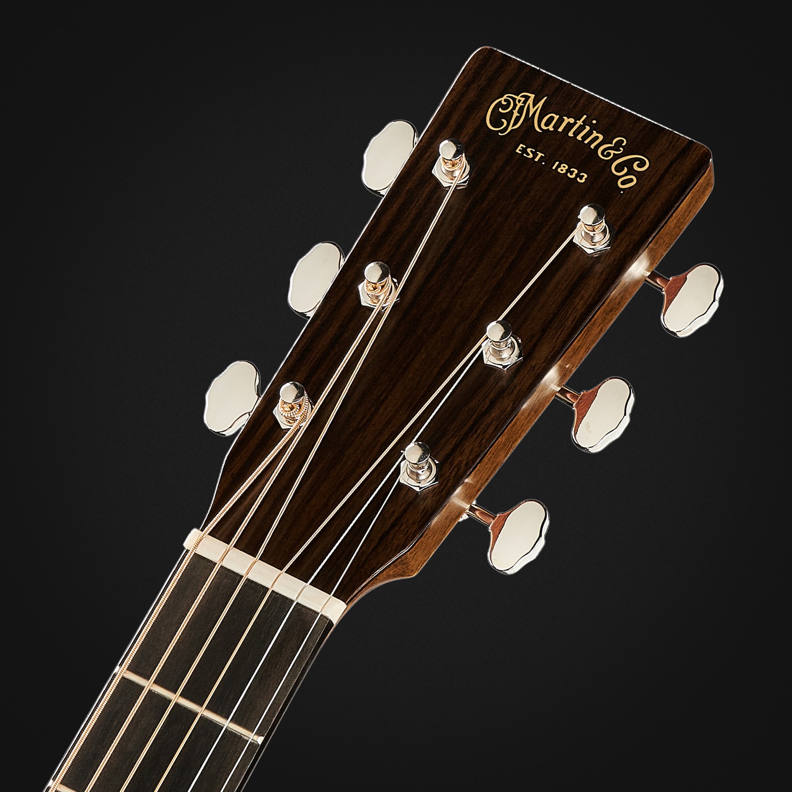 Kopfplatte der Martin Guitars D18 Ambertone