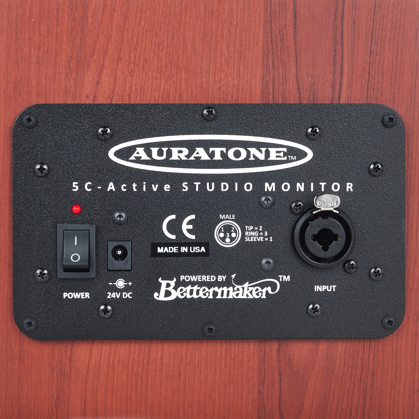 Auratone 5C Active Sound Cube Classic back panel