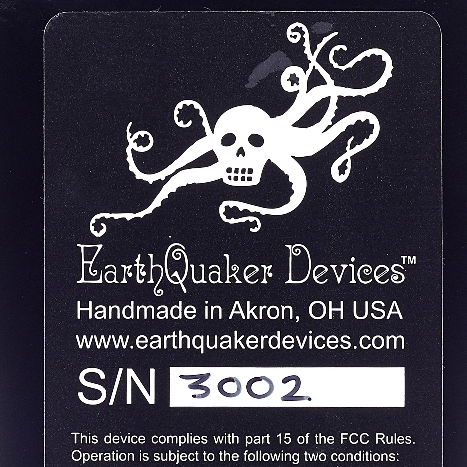 EarthQuaker Devices Acapulco Gold V2, Logo