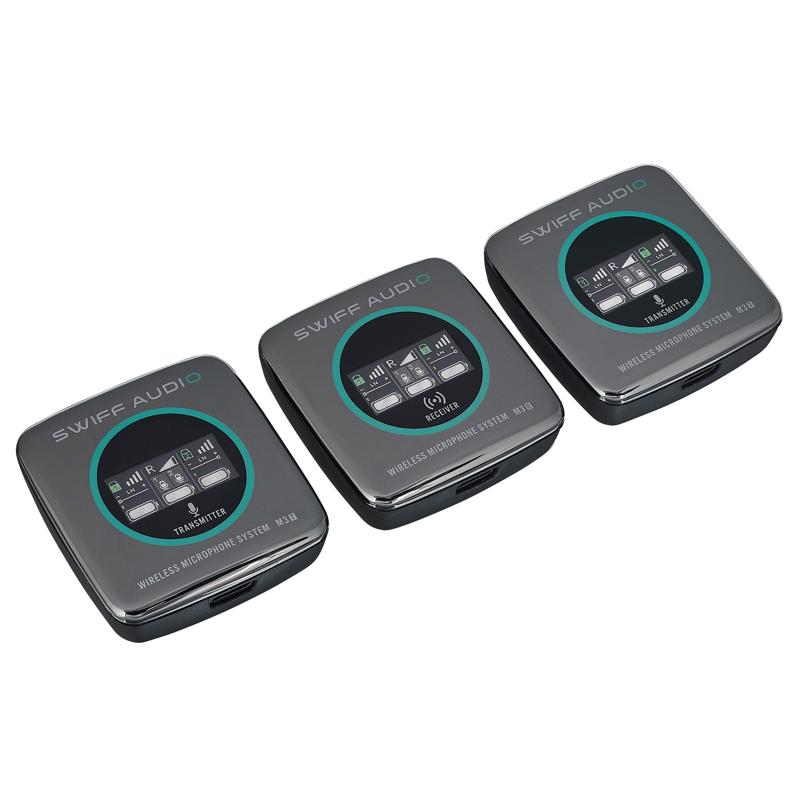 Swiff Audio M3 PRO, miniature mic transmitter and receiver set