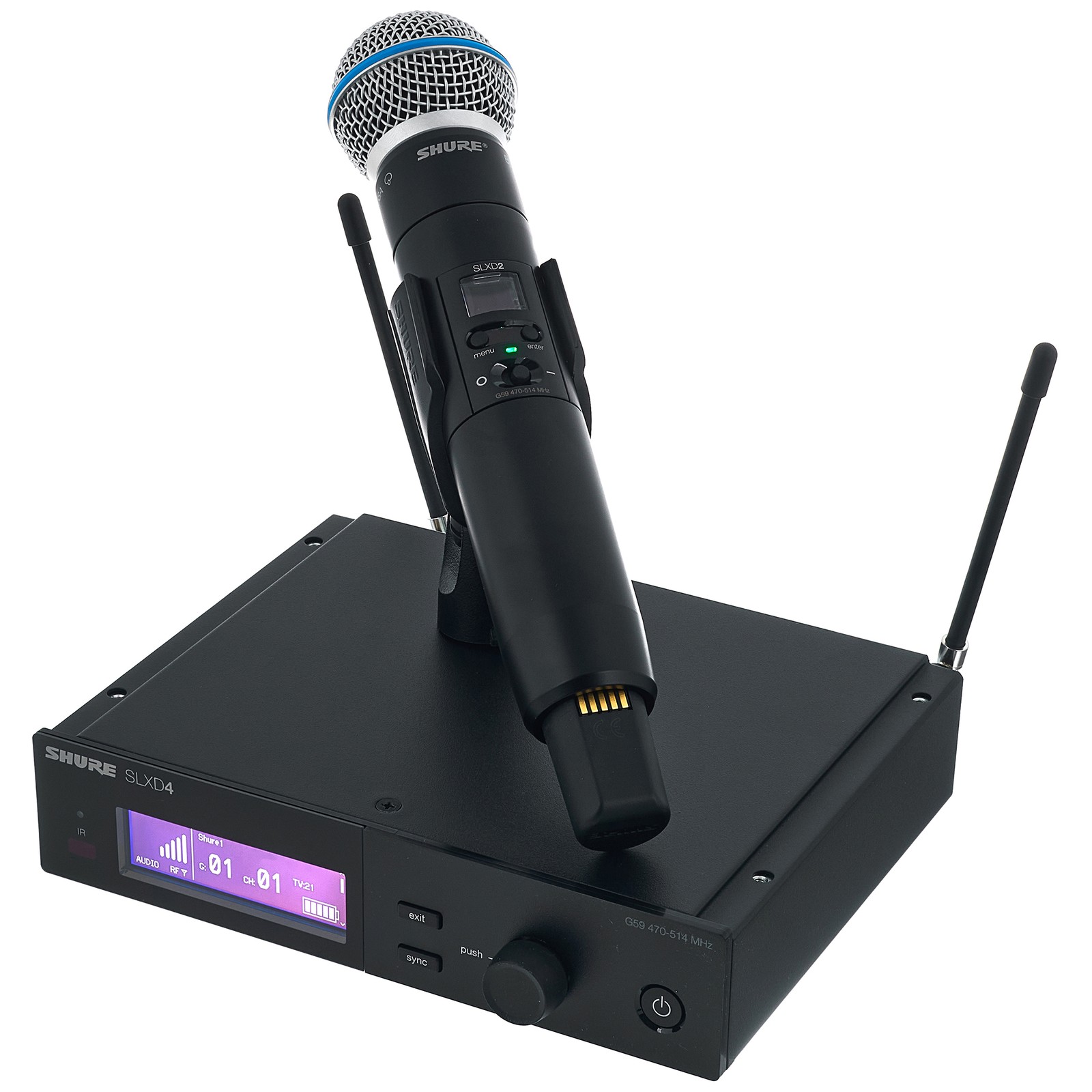 Shure SLXD24E/Beta58 L56