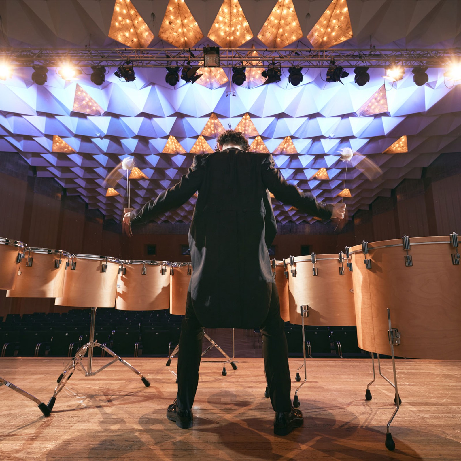 DrumCraft Concert Fl Tom 22"x18" W/M DB, Beispielbild