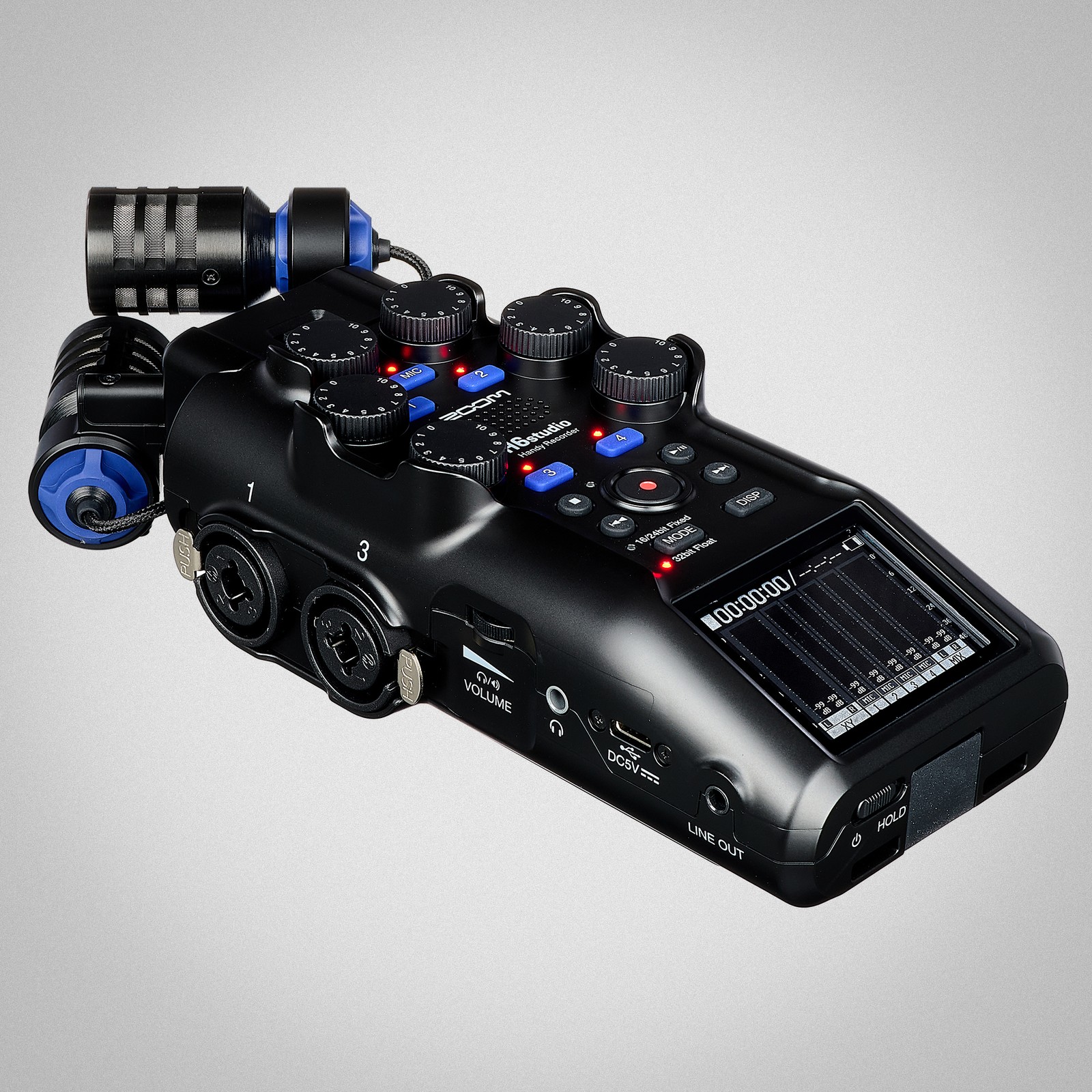 Zoom H6studio, Mobiler Mehrkanal Recorder